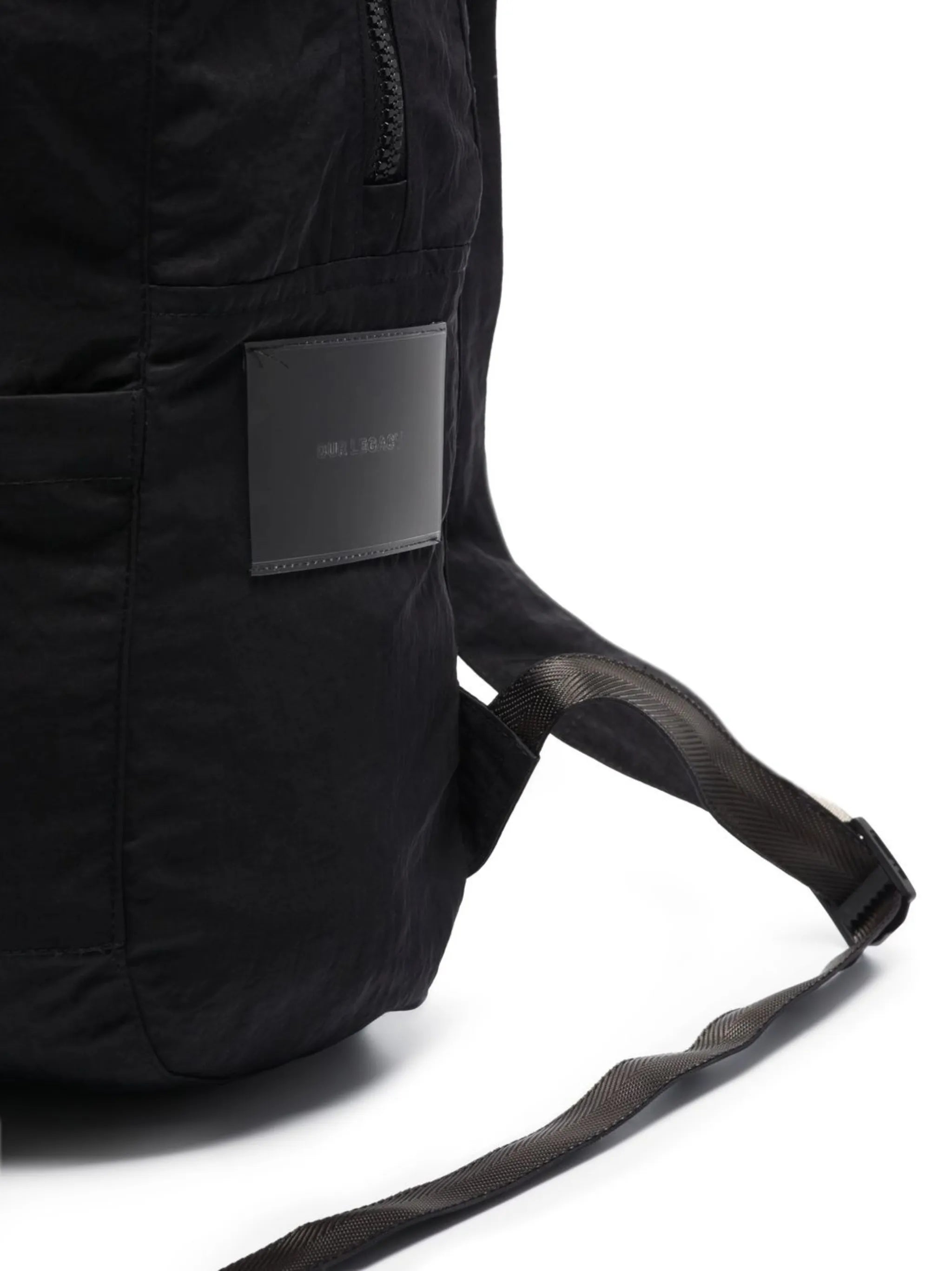 logo-patch water repellent backpack