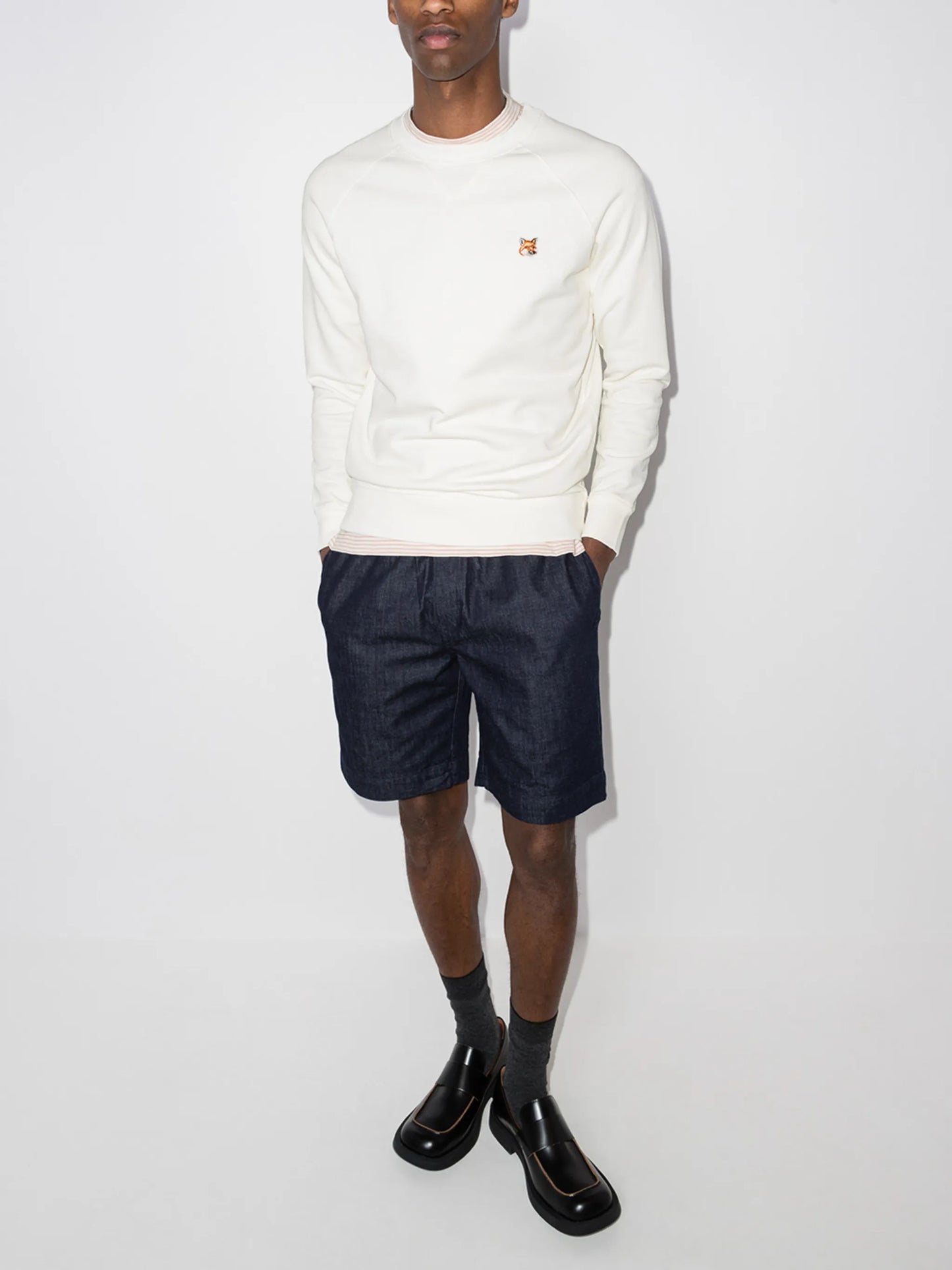 Chillax Fox crew-neck sweatshirt