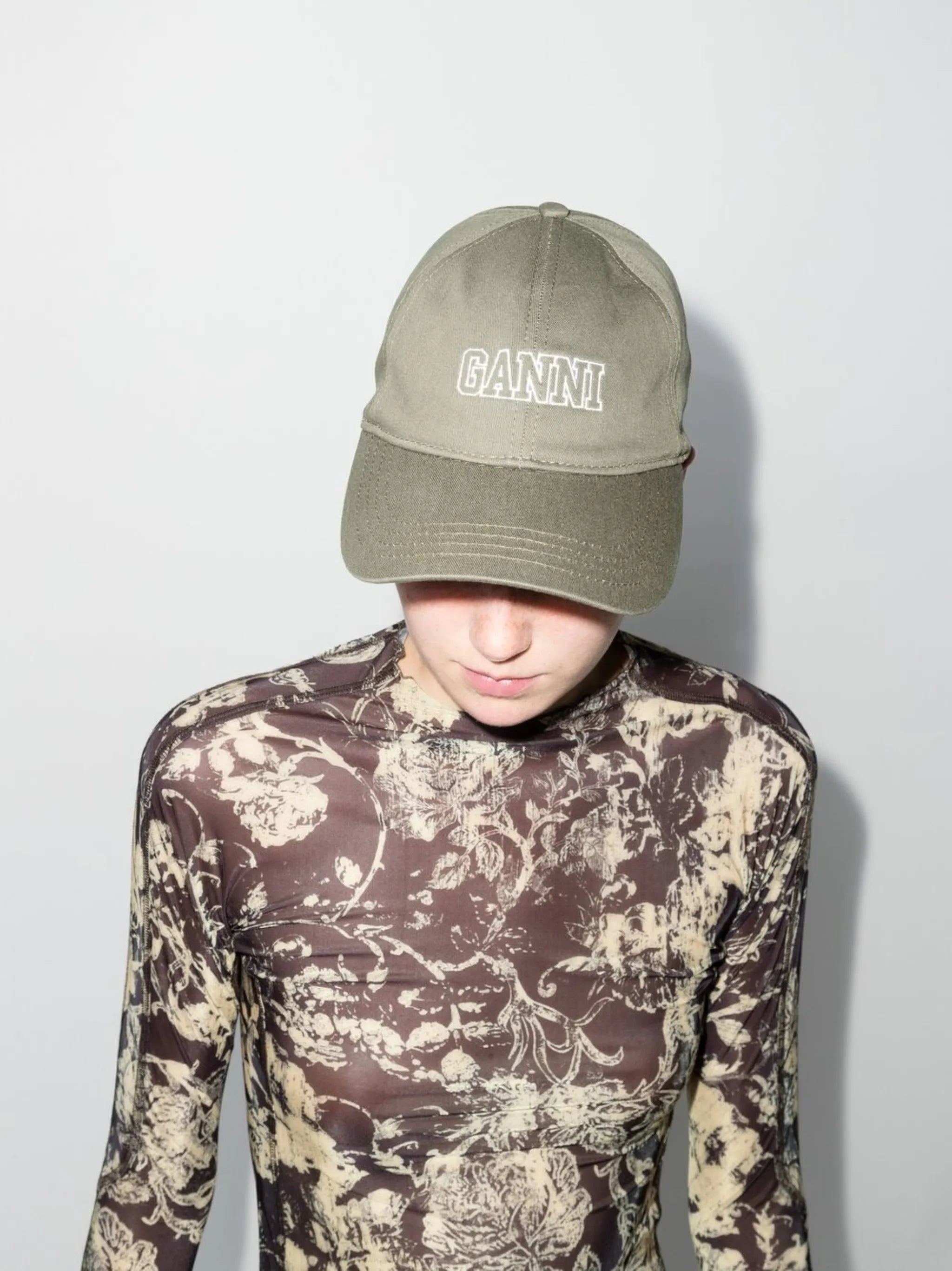 logo-embroidered baseball cap