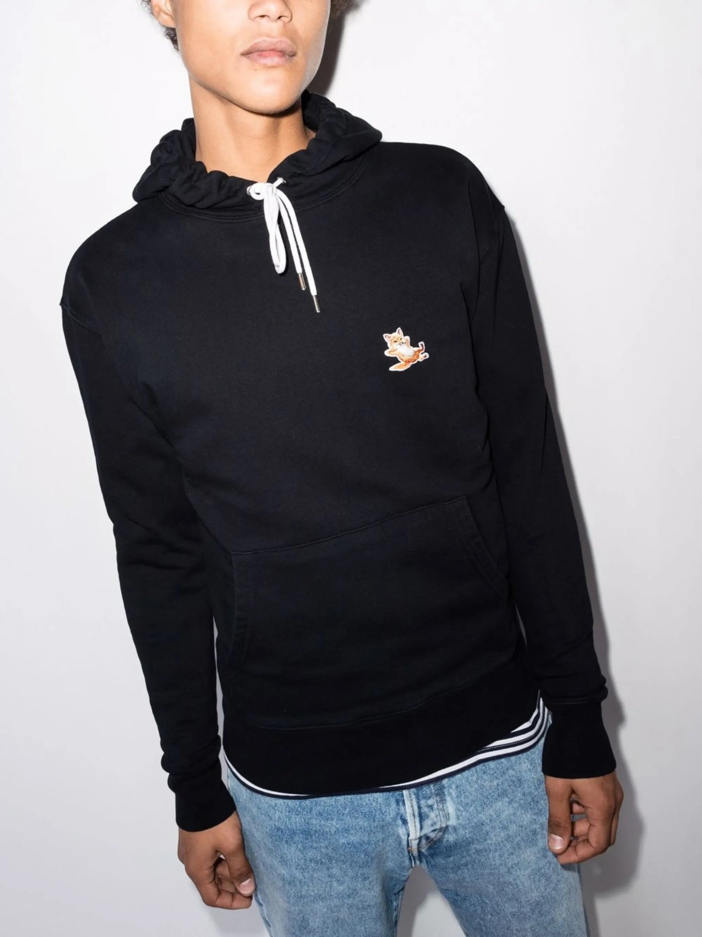 Chillax Fox drawstring hoodie