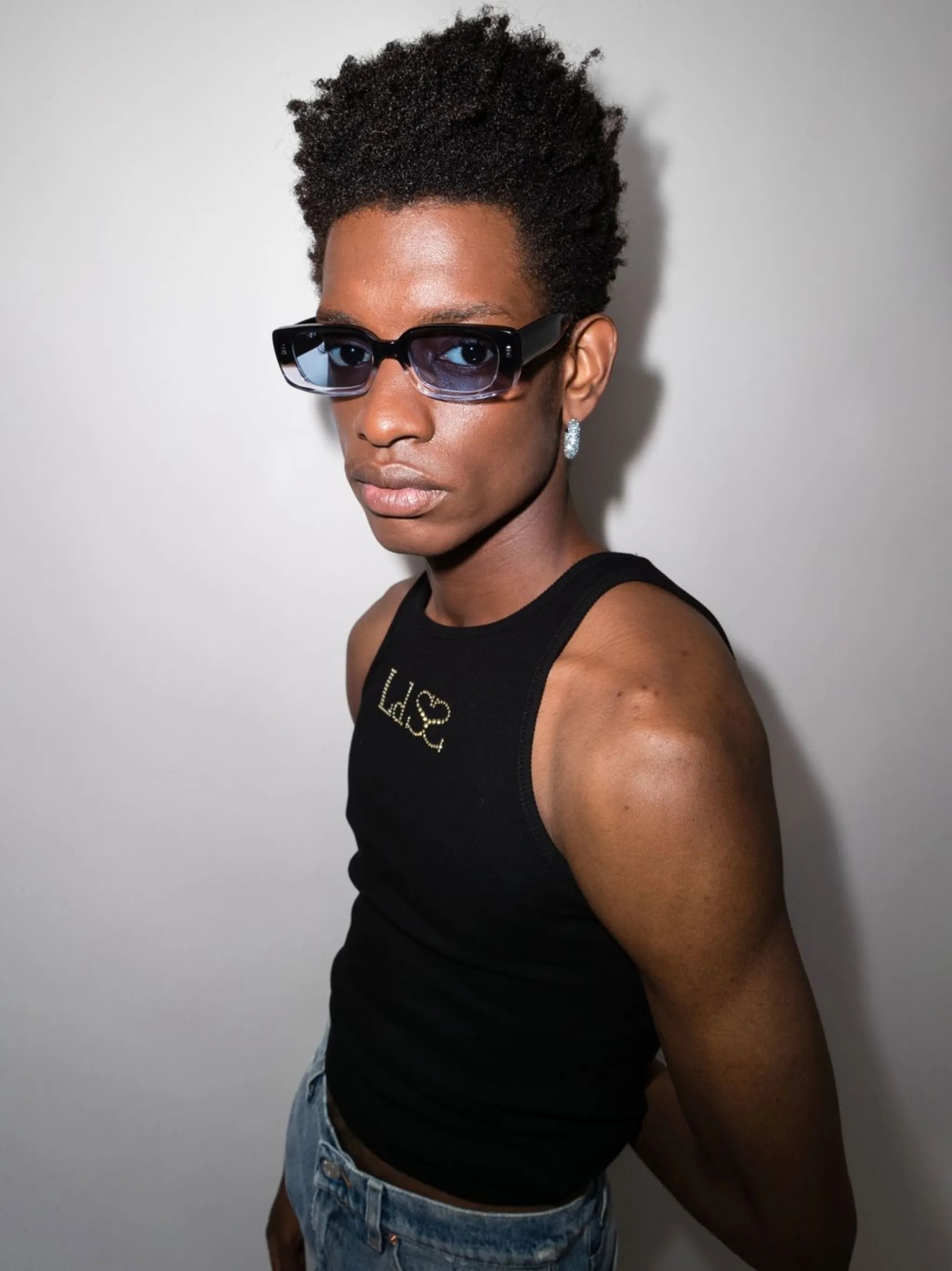 Samhain rectangle-frame sunglasses
