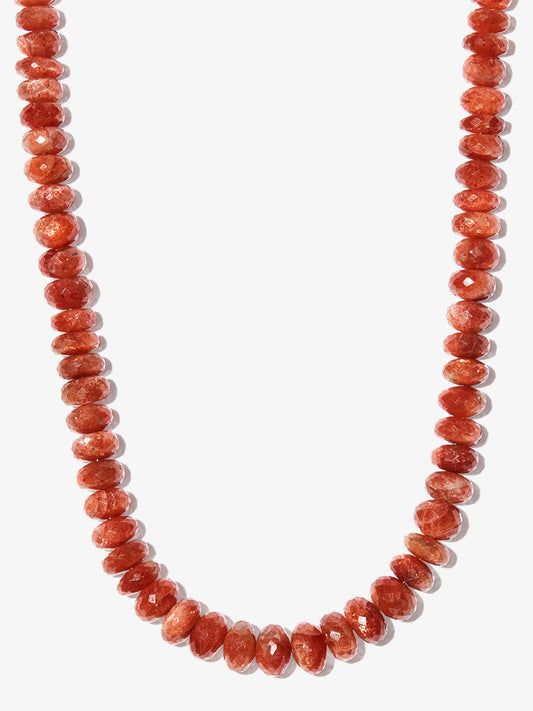 14kt yellow gold beaded necklace