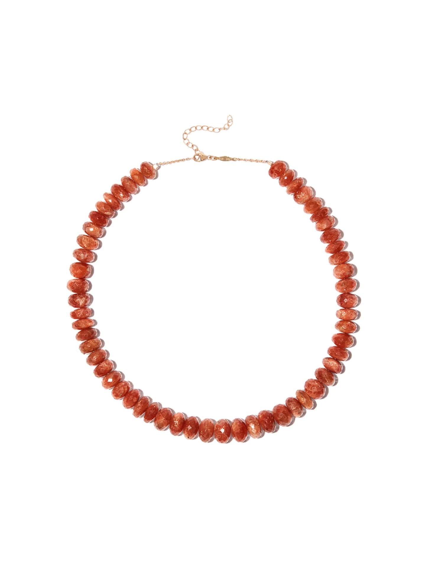 14kt yellow gold beaded necklace