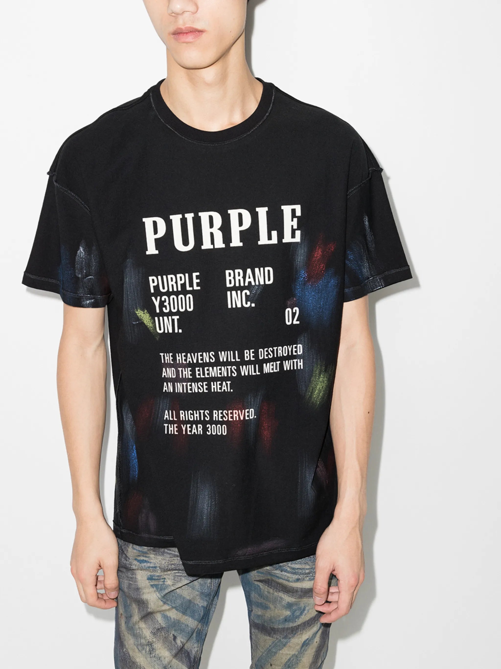 history painted short-sleeve T-shirt