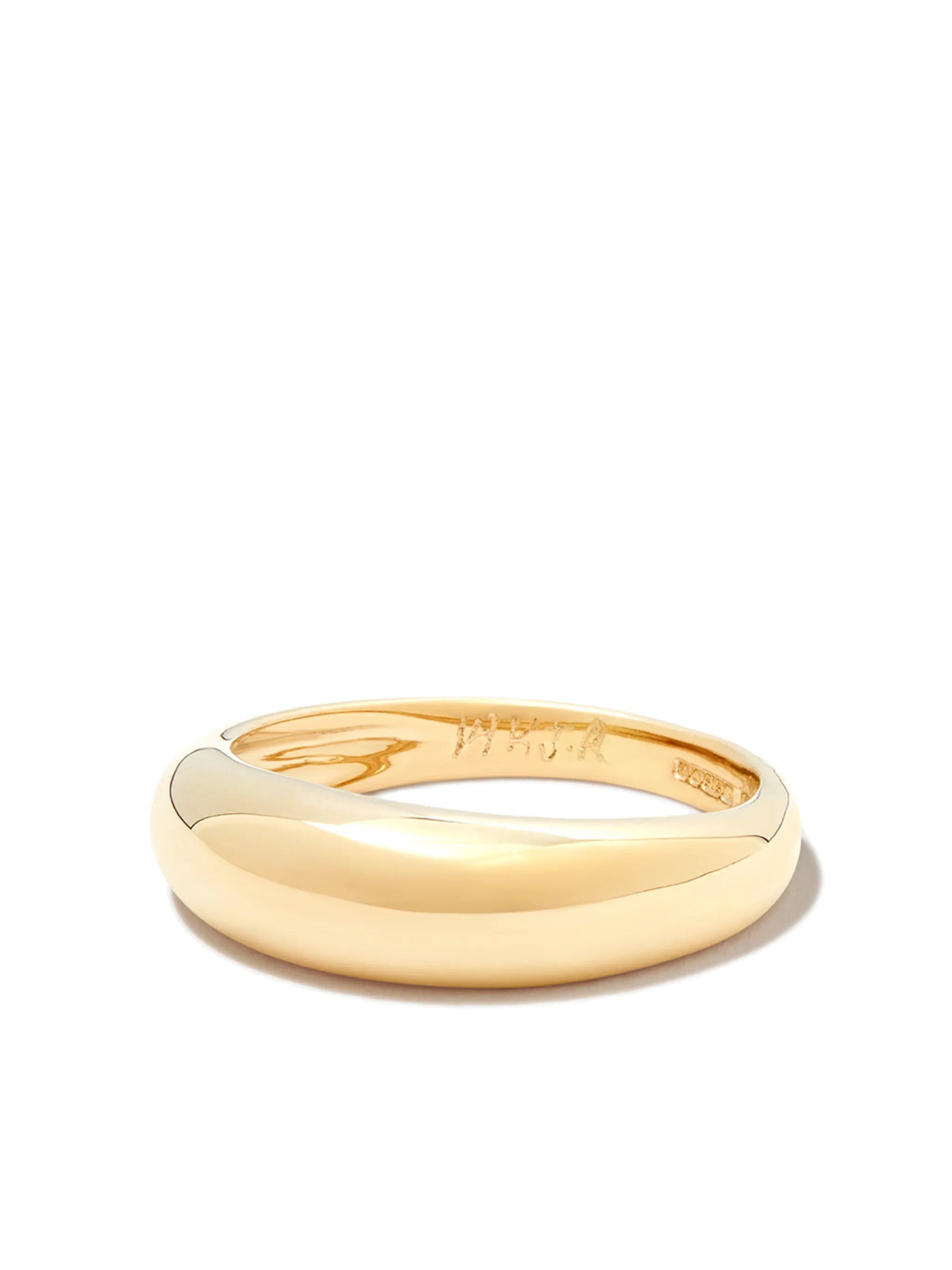14kt yellow gold Dome ring