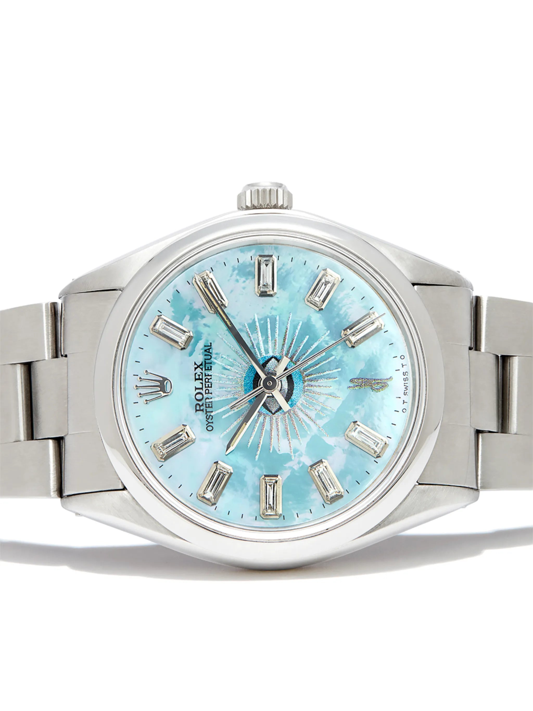 pre-owned customised Rolex Oyster Perpetual 34mm