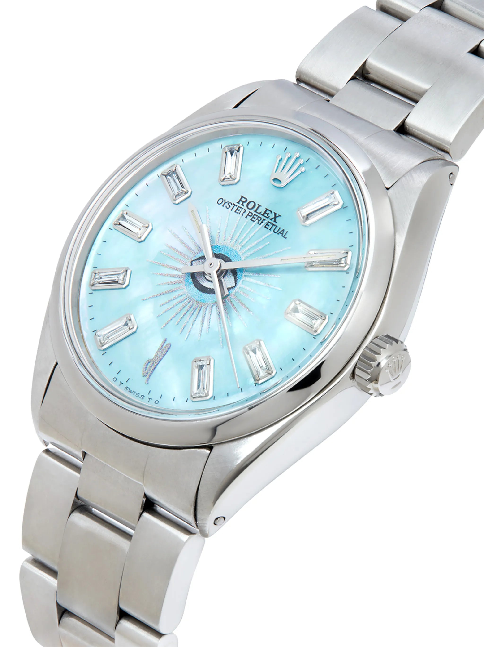 pre-owned customised Rolex Oyster Perpetual 34mm