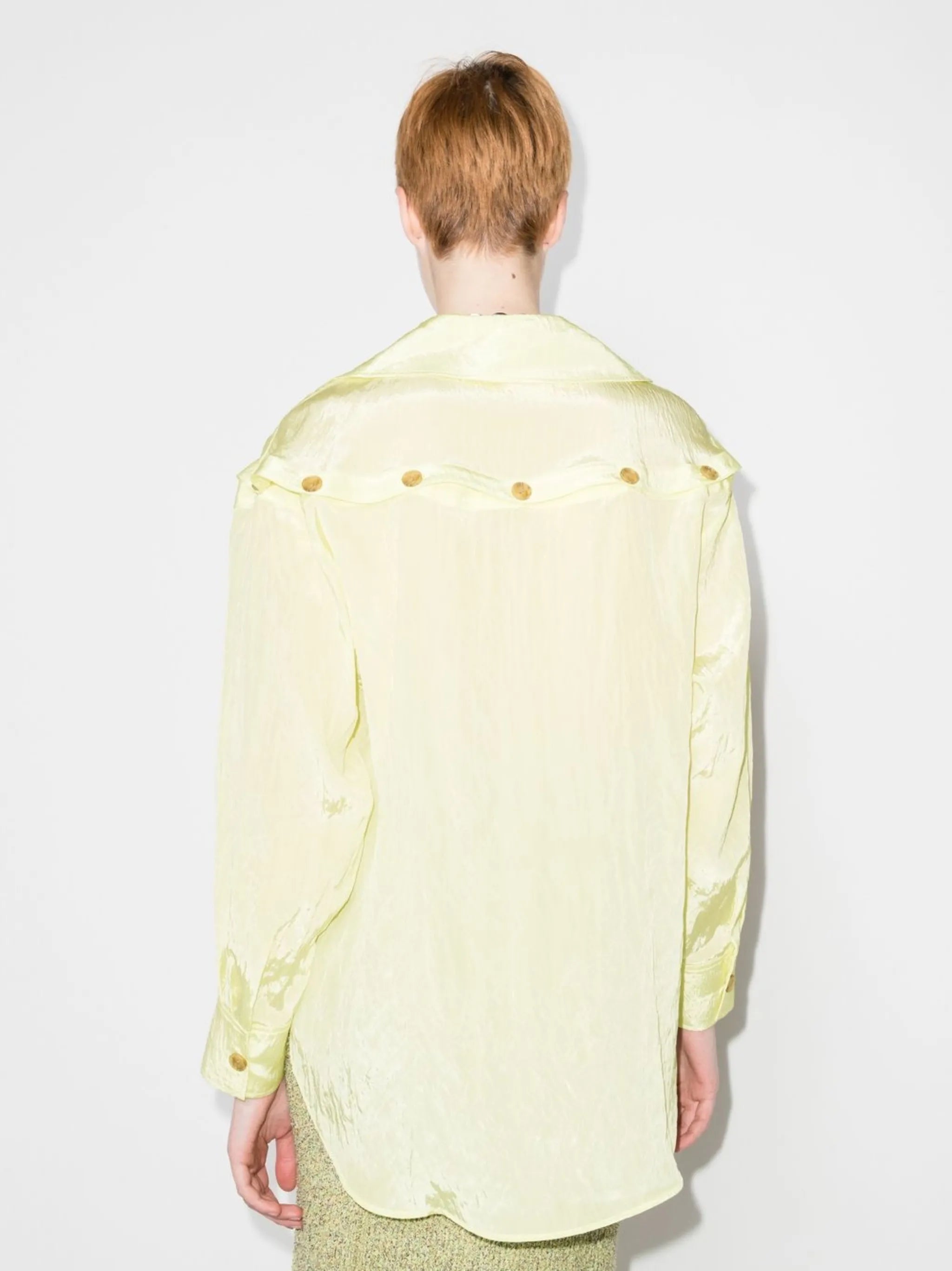 Carina detachable-sleeve shirt