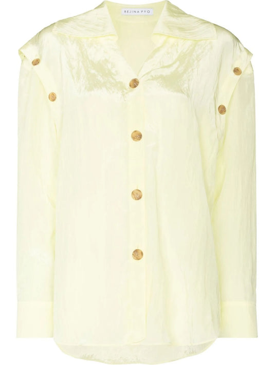 Carina detachable-sleeve shirt