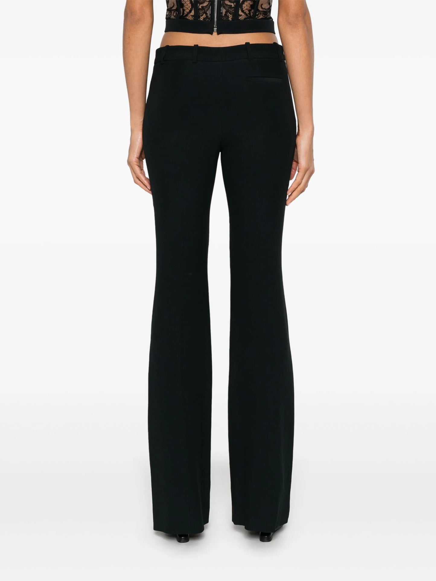 bootcut tailored trousers