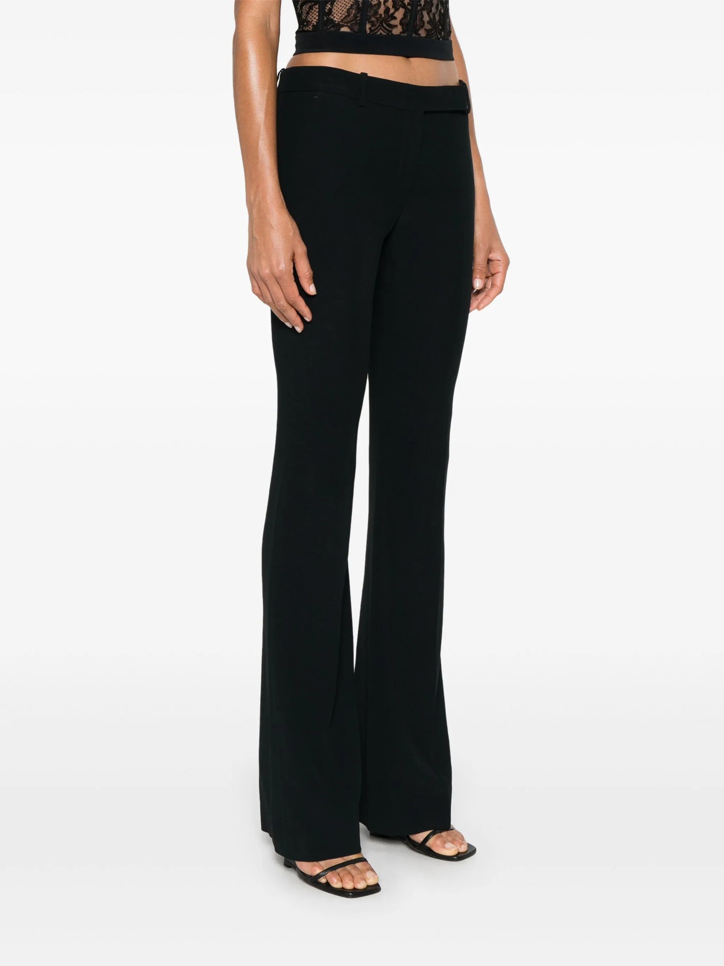 bootcut tailored trousers