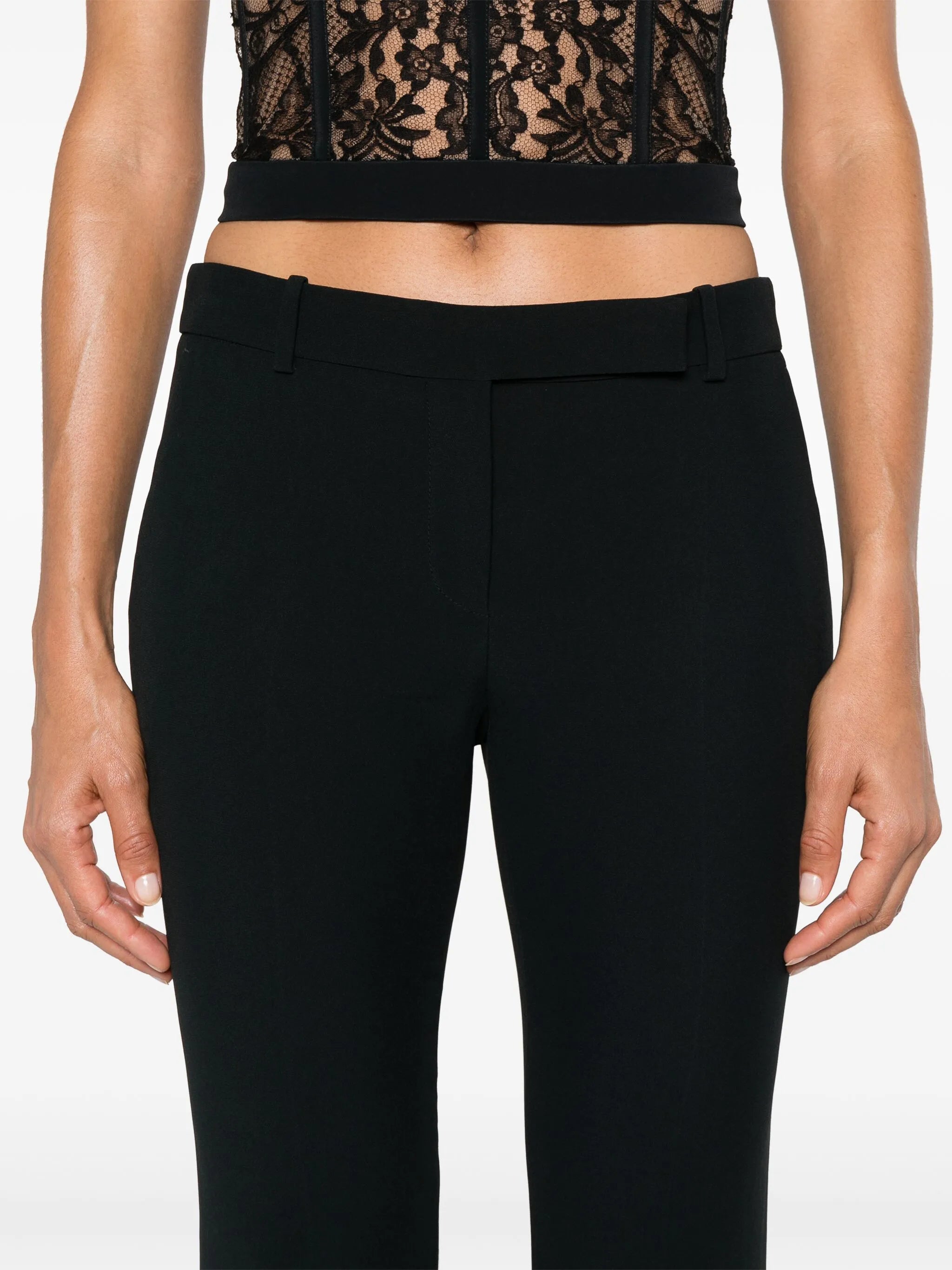 bootcut tailored trousers