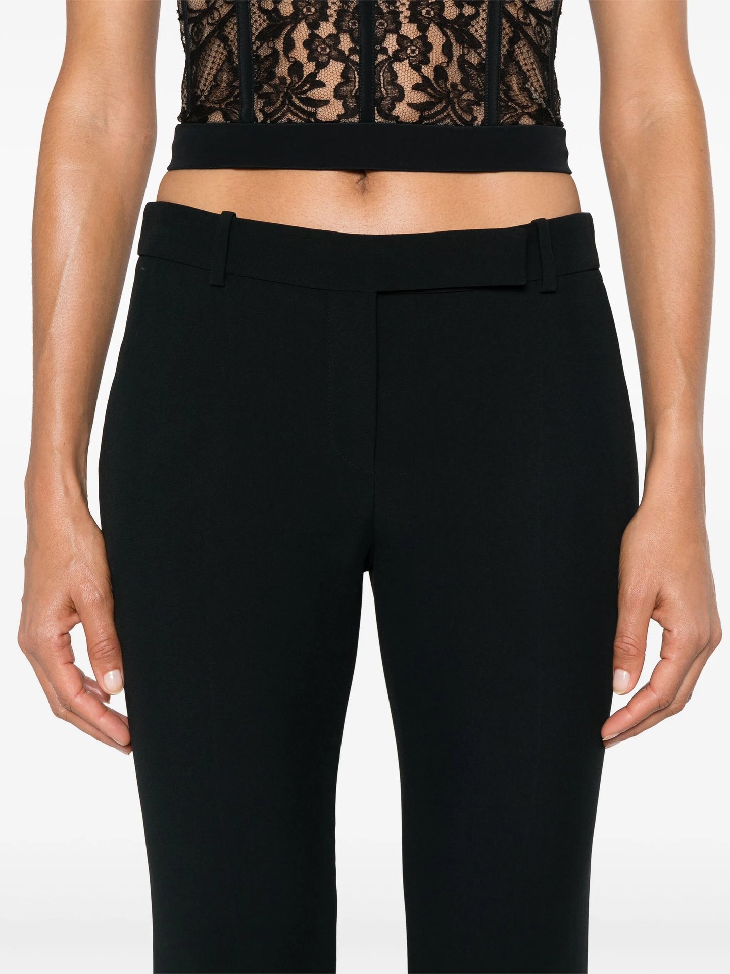 bootcut tailored trousers