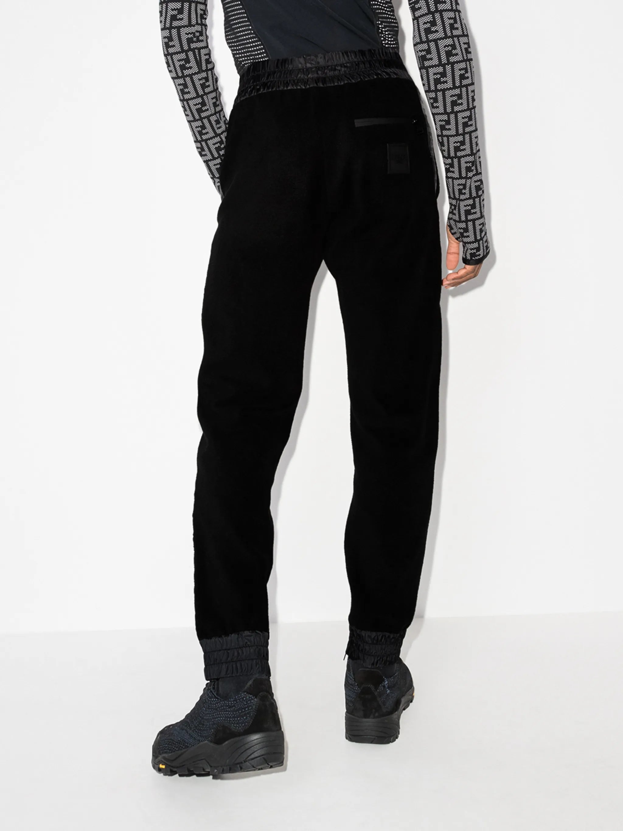 logo-tape ski track pants