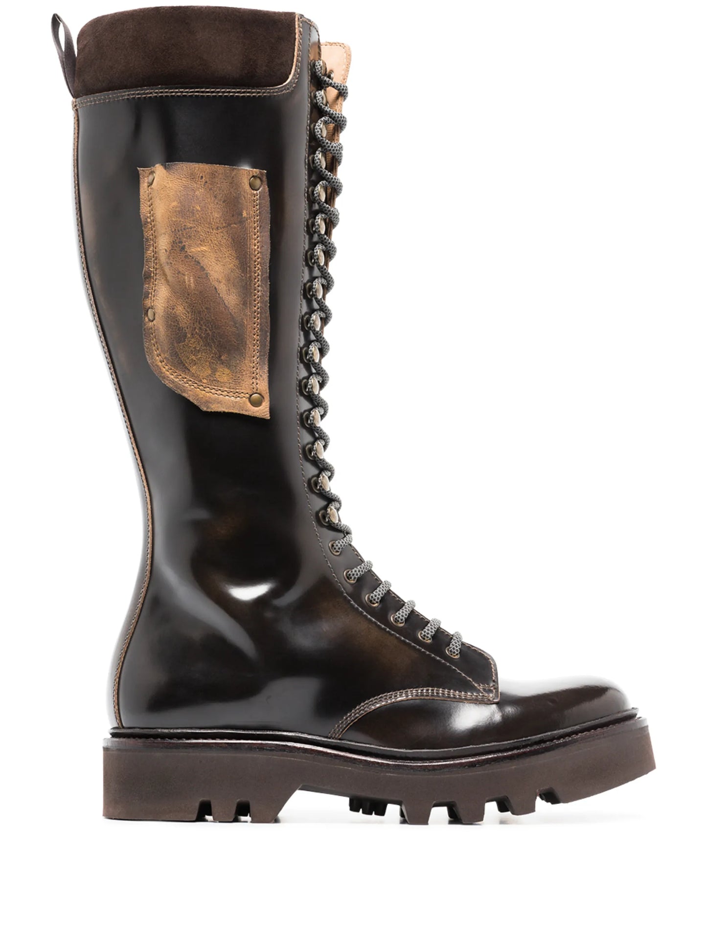 x Phipps lace-up calf-length boots