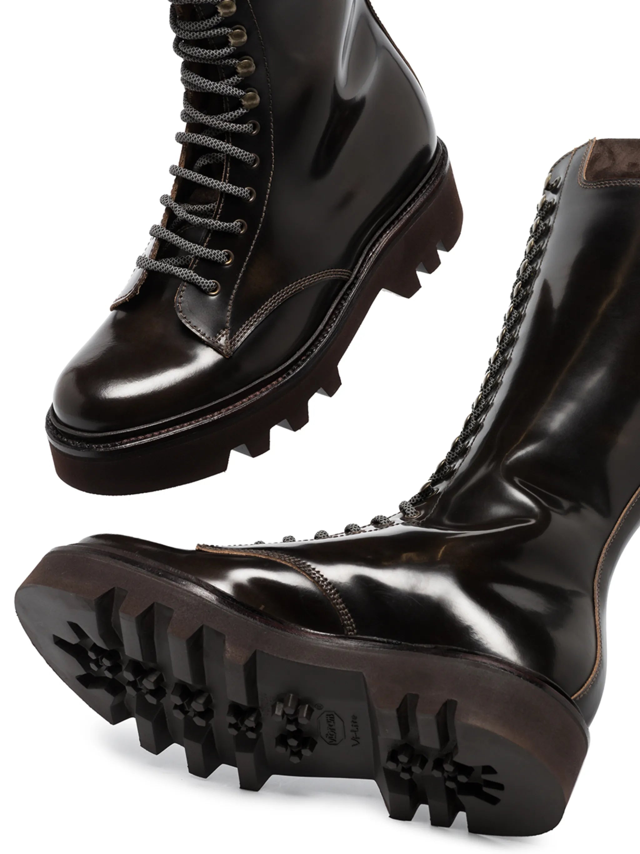 x Phipps lace-up calf-length boots