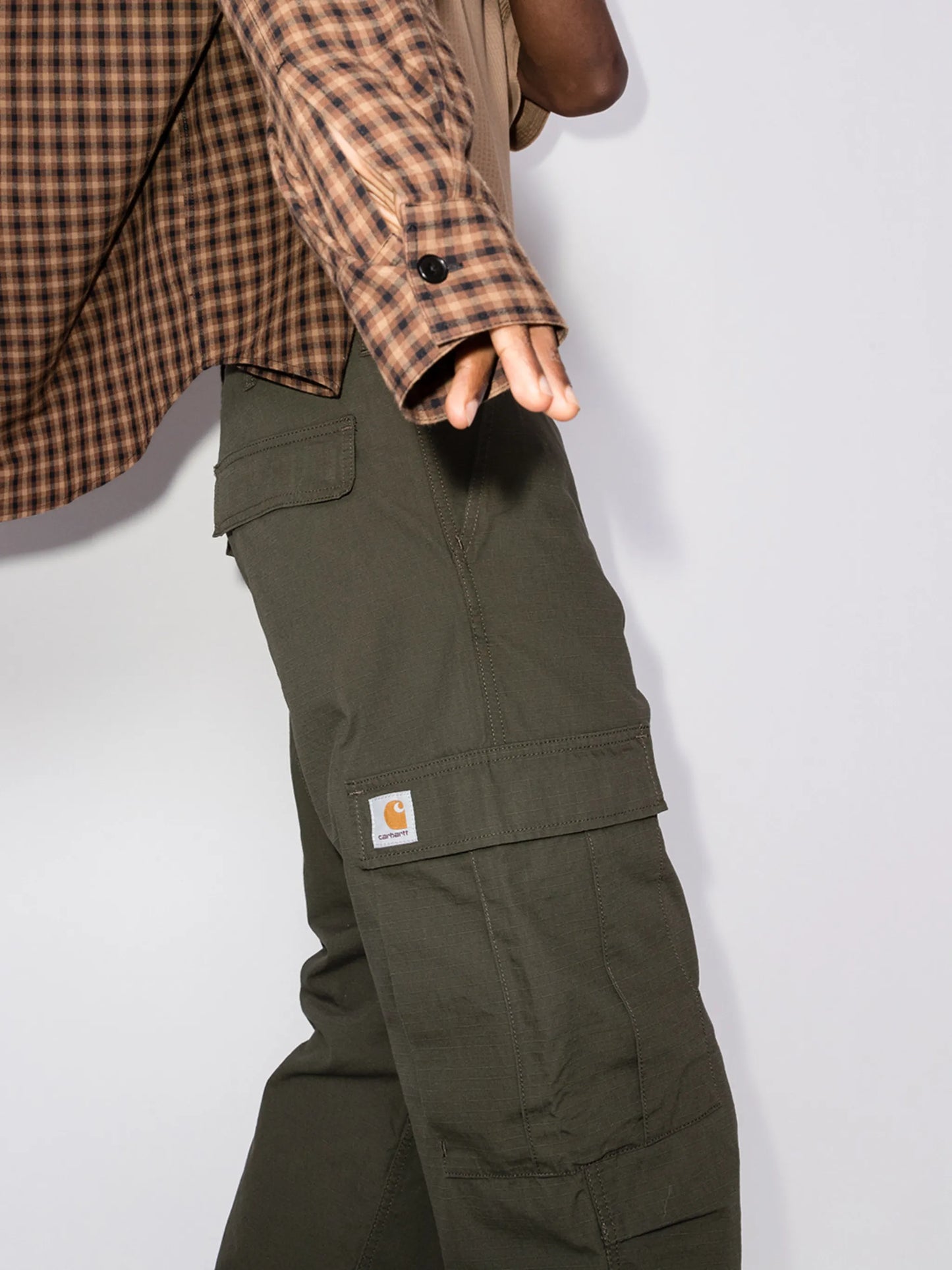 Regular Cargo straight-leg trousers