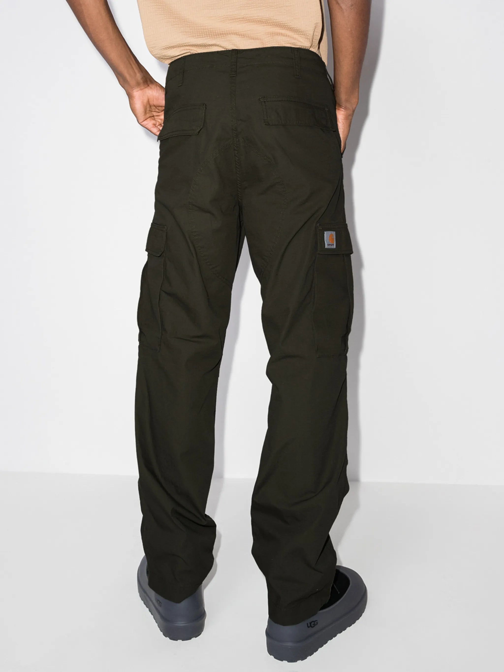 Regular Cargo straight-leg trousers