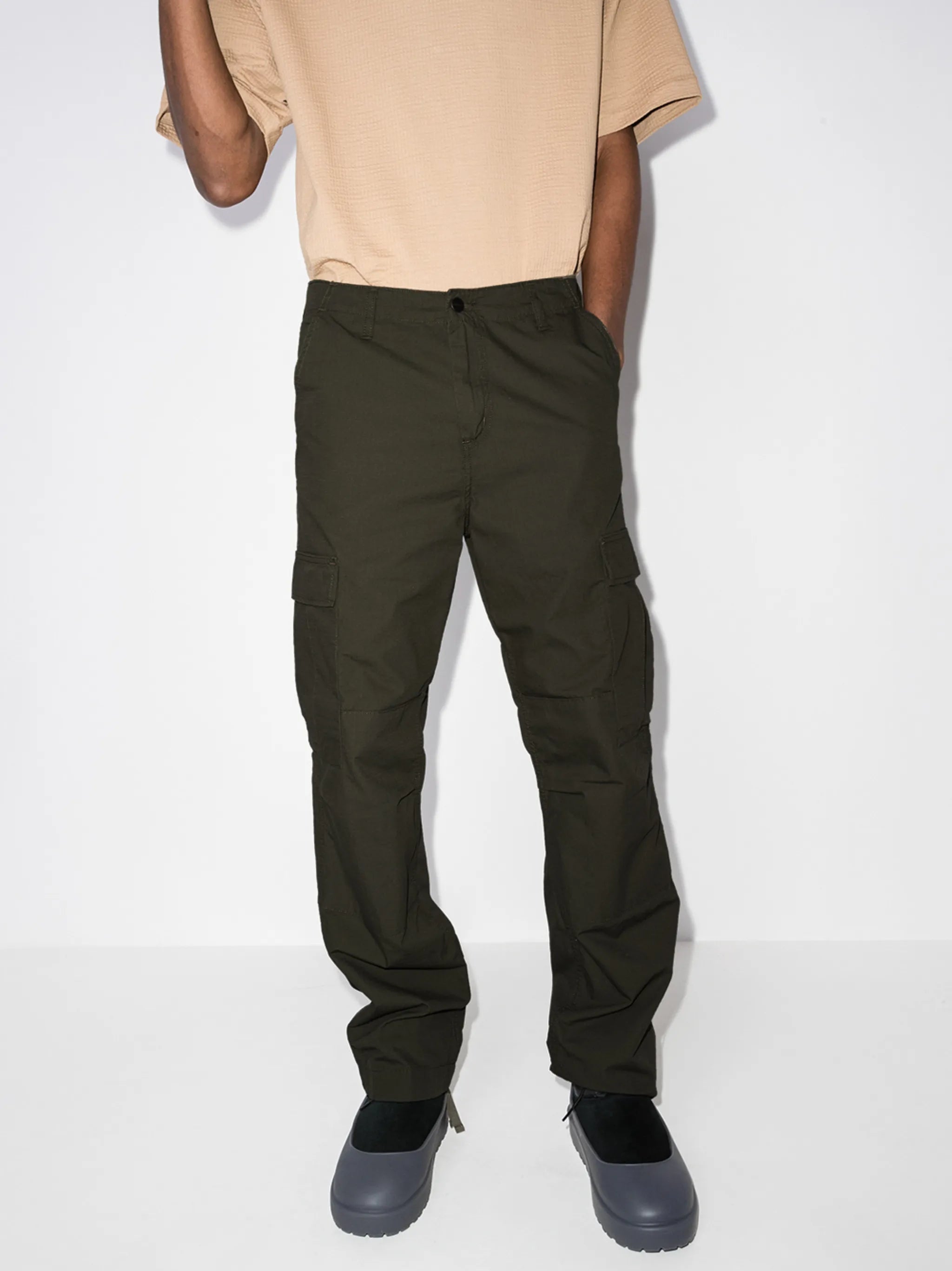 Regular Cargo straight-leg trousers