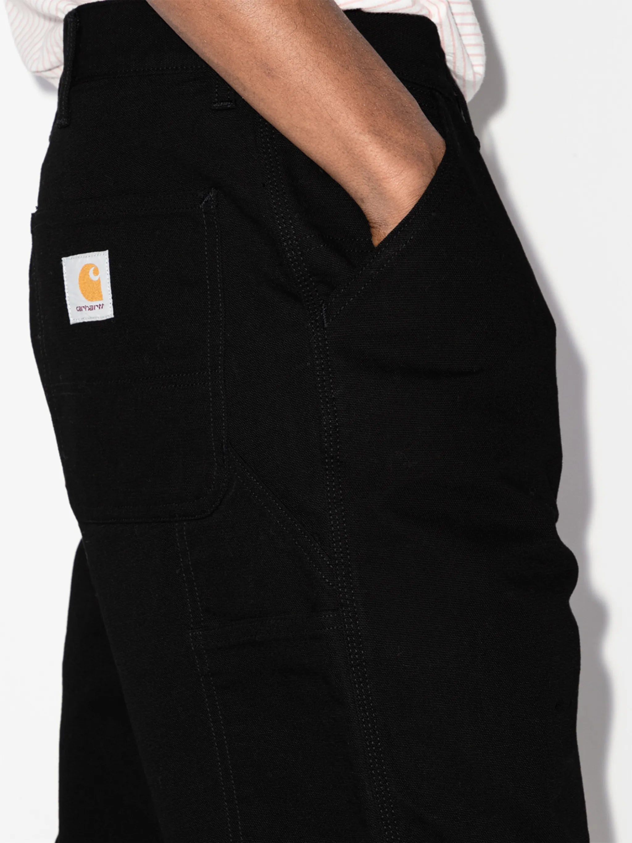 Single Knee tapered trousers