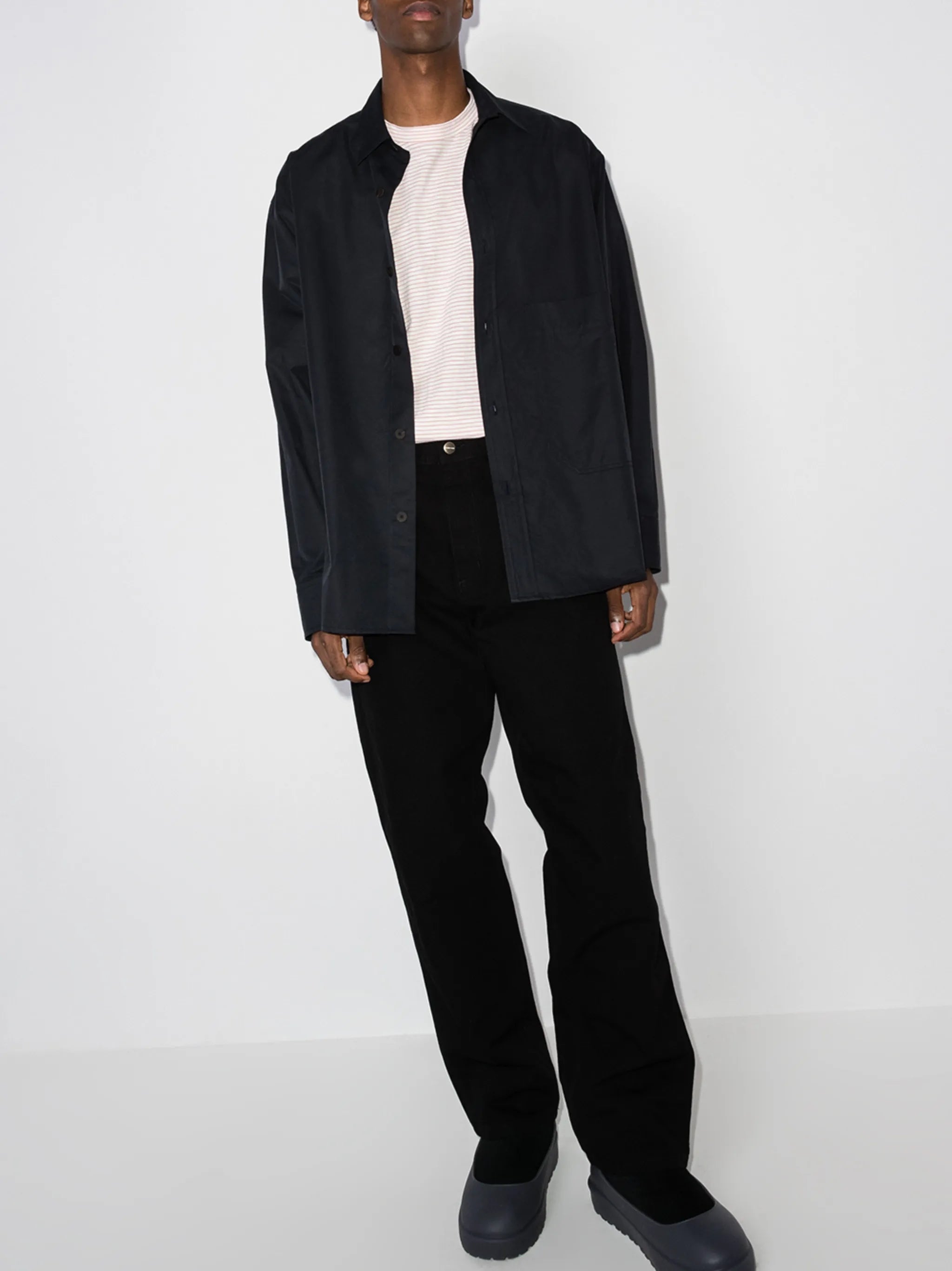 Single Knee tapered trousers