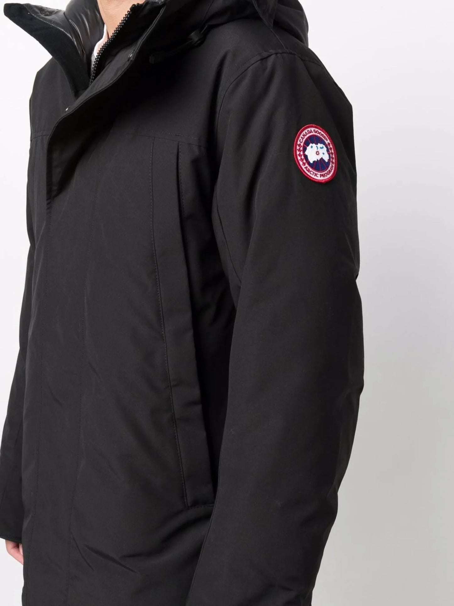 Sanford technical fabric down-filled coat