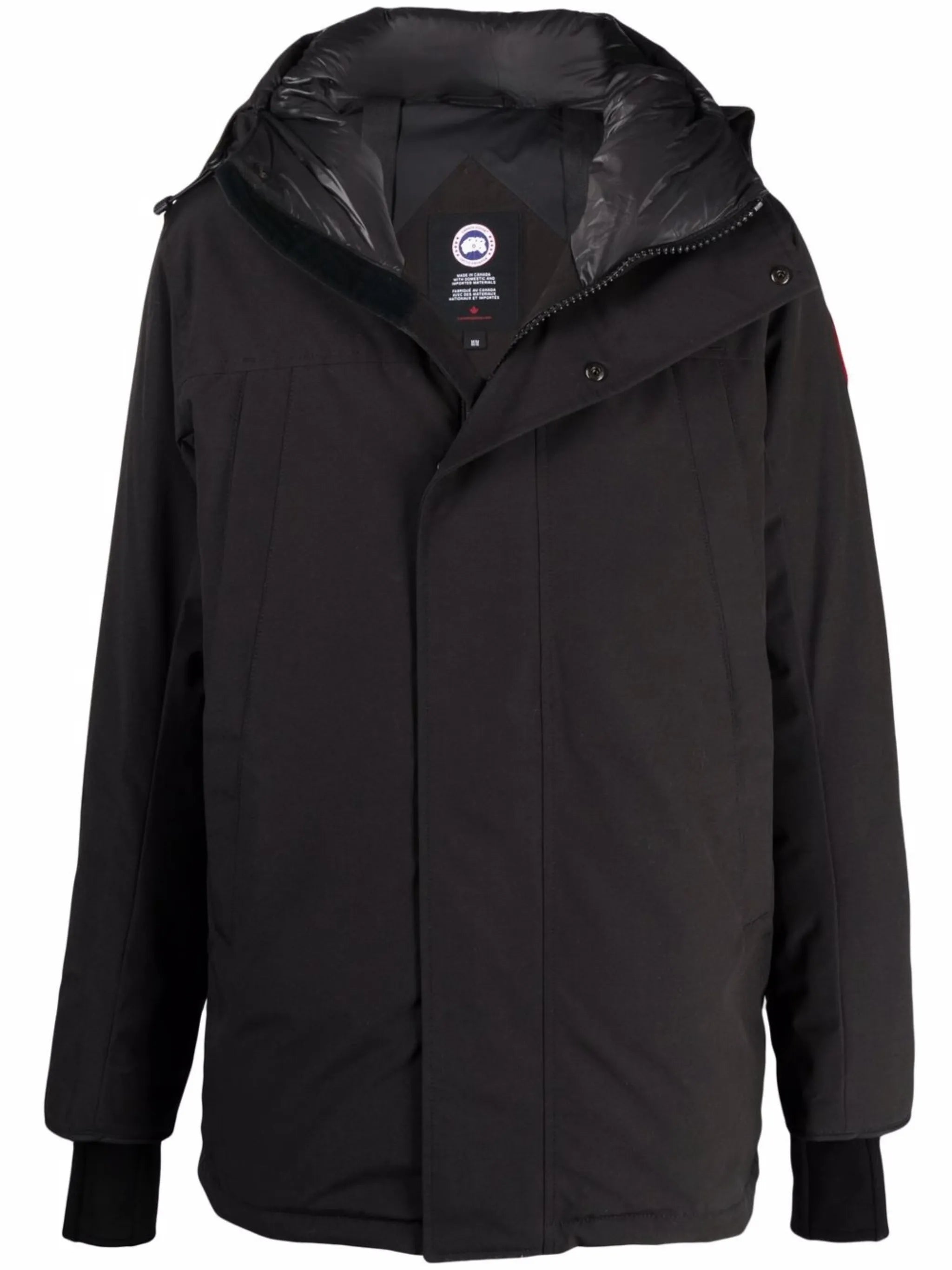 Sanford technical fabric down-filled coat