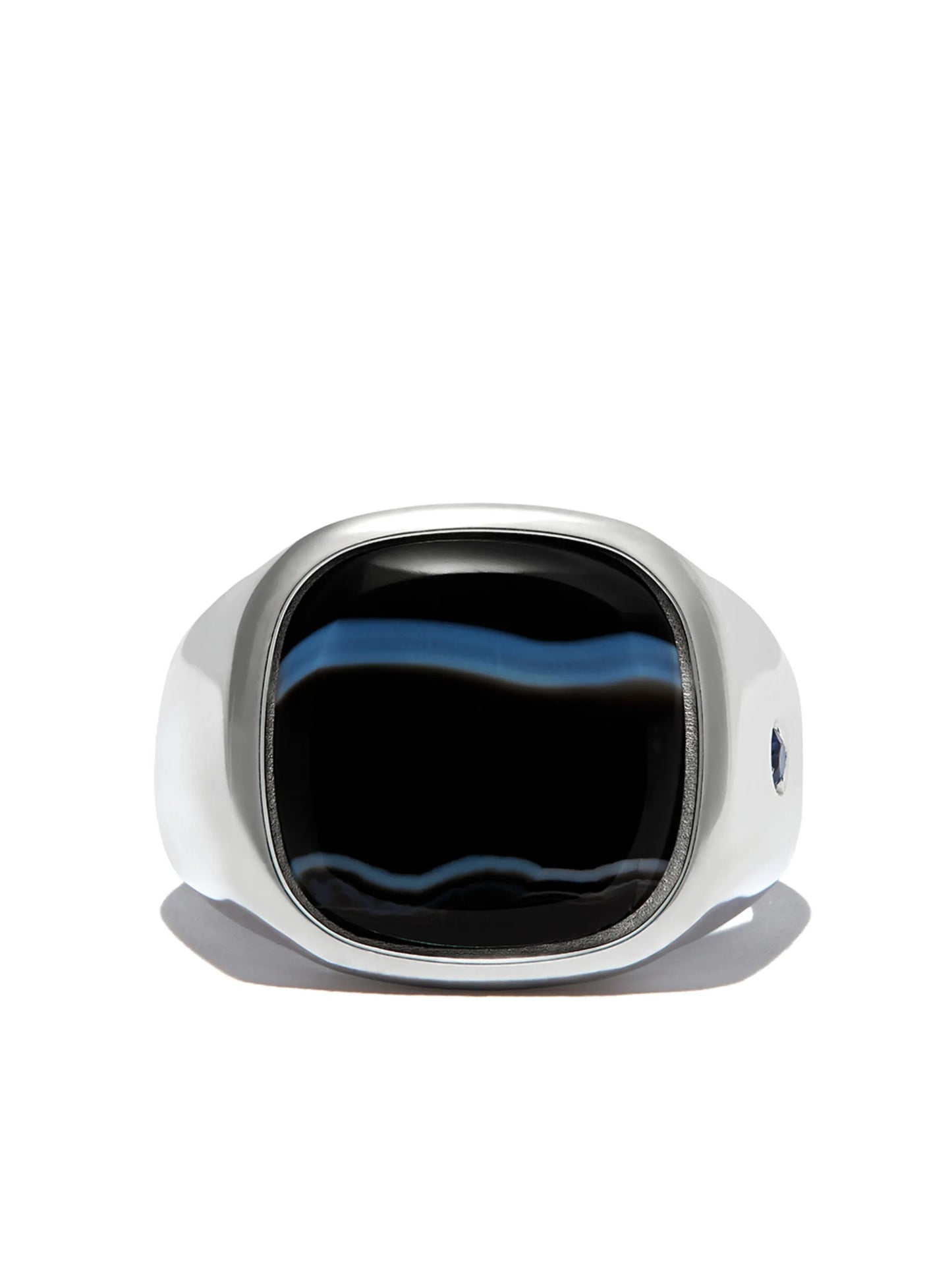 square jasper signet ring