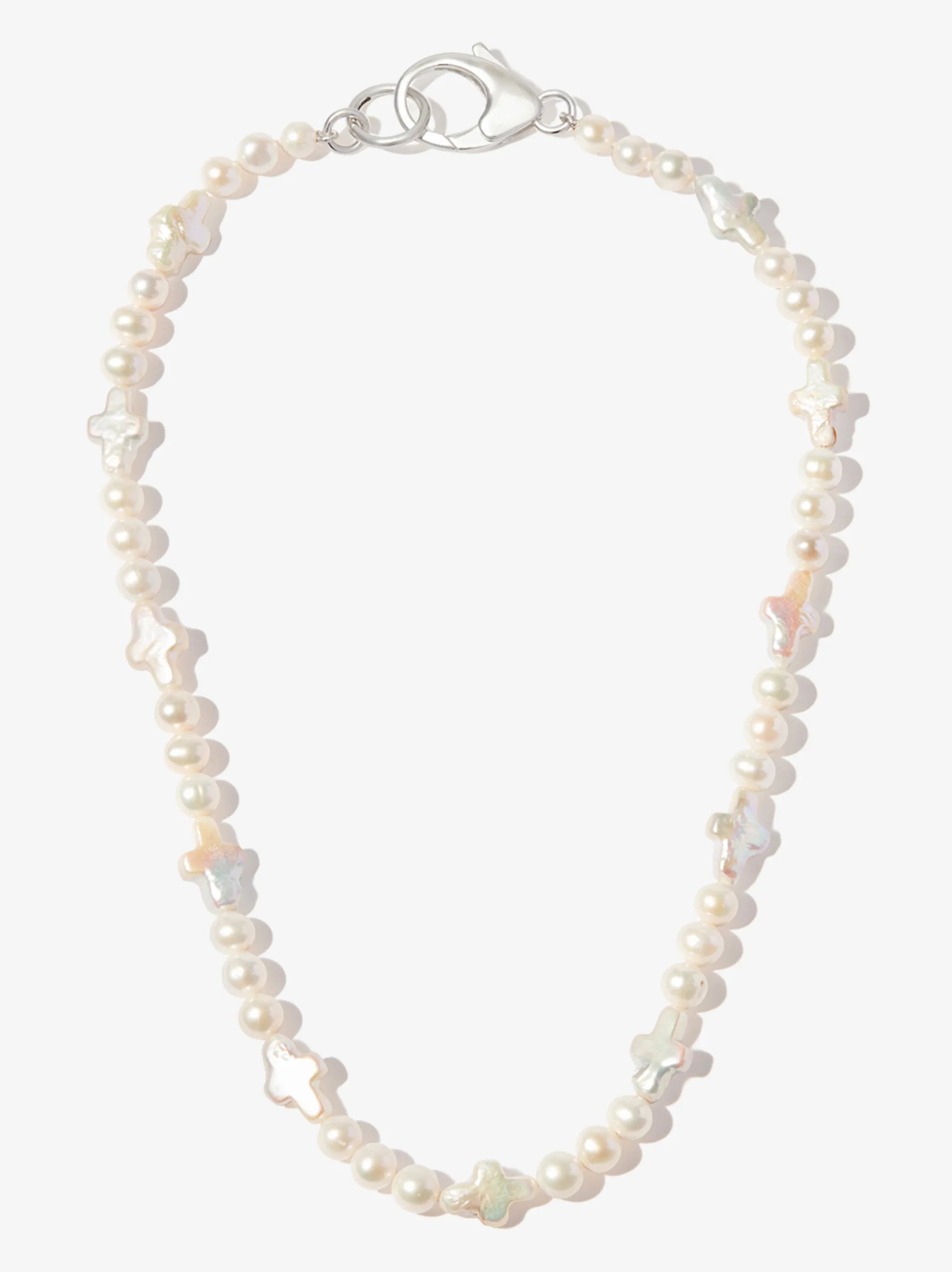 beaded pearl necklace