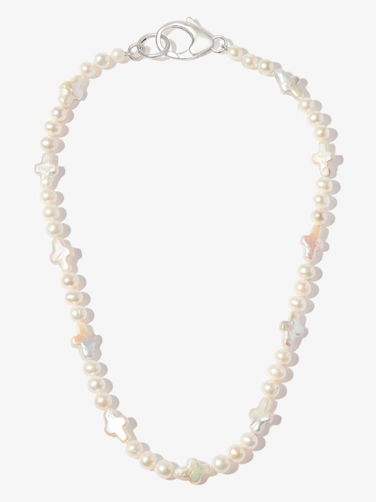beaded pearl necklace