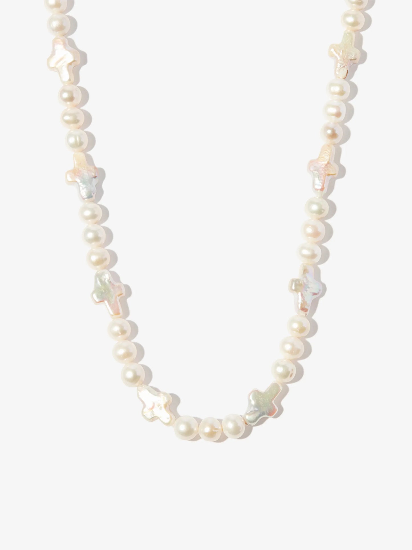 beaded pearl necklace