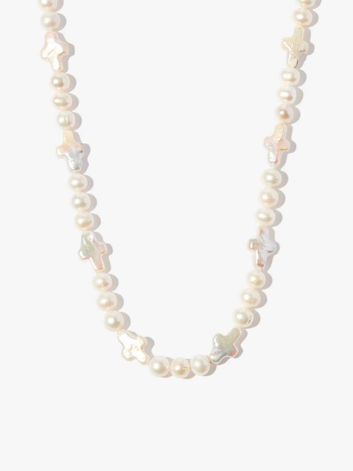 beaded pearl necklace