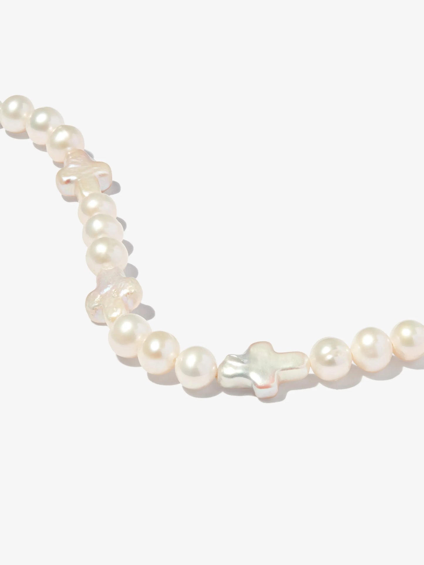 beaded pearl necklace