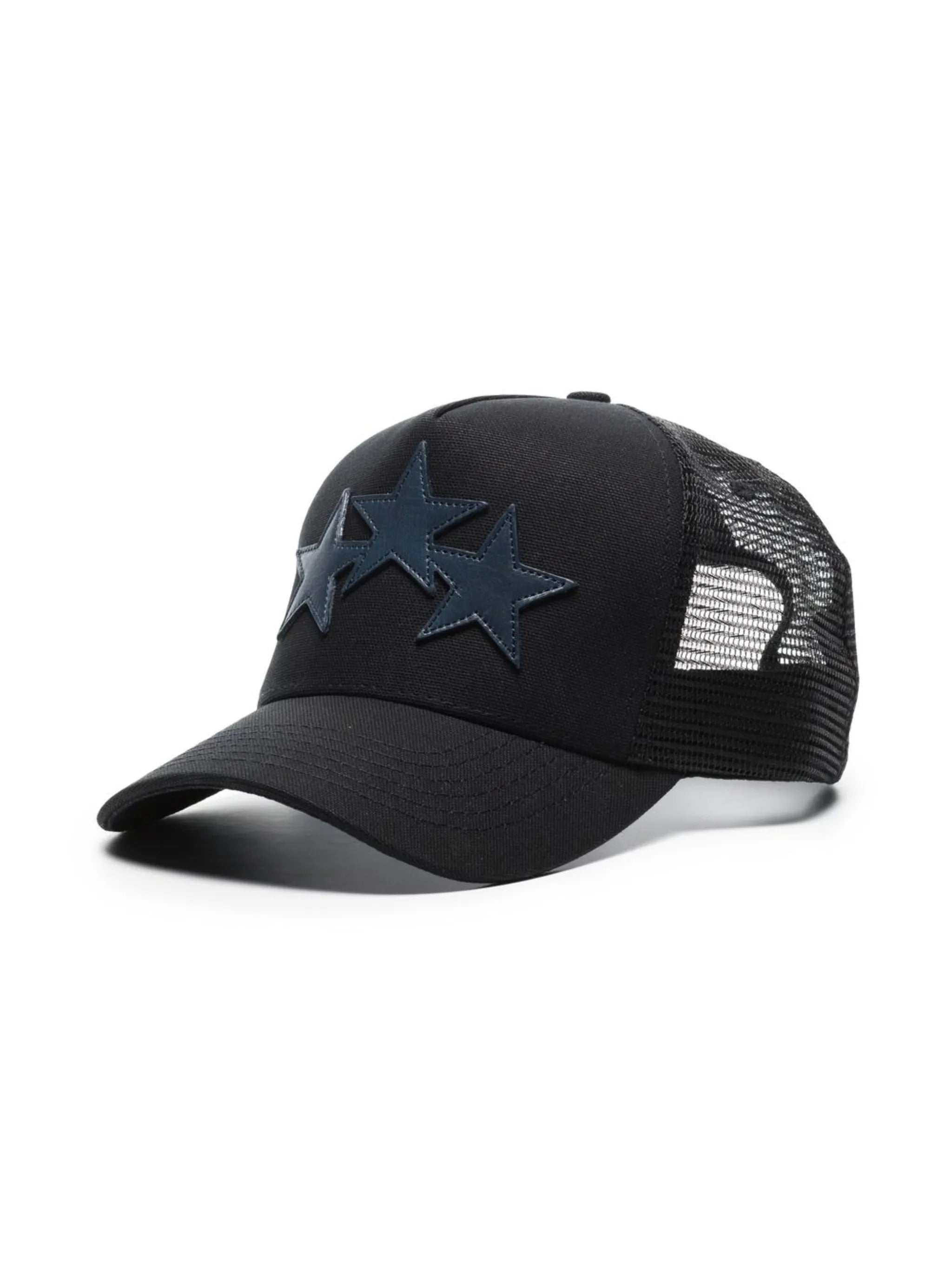 star-patch trucker cap