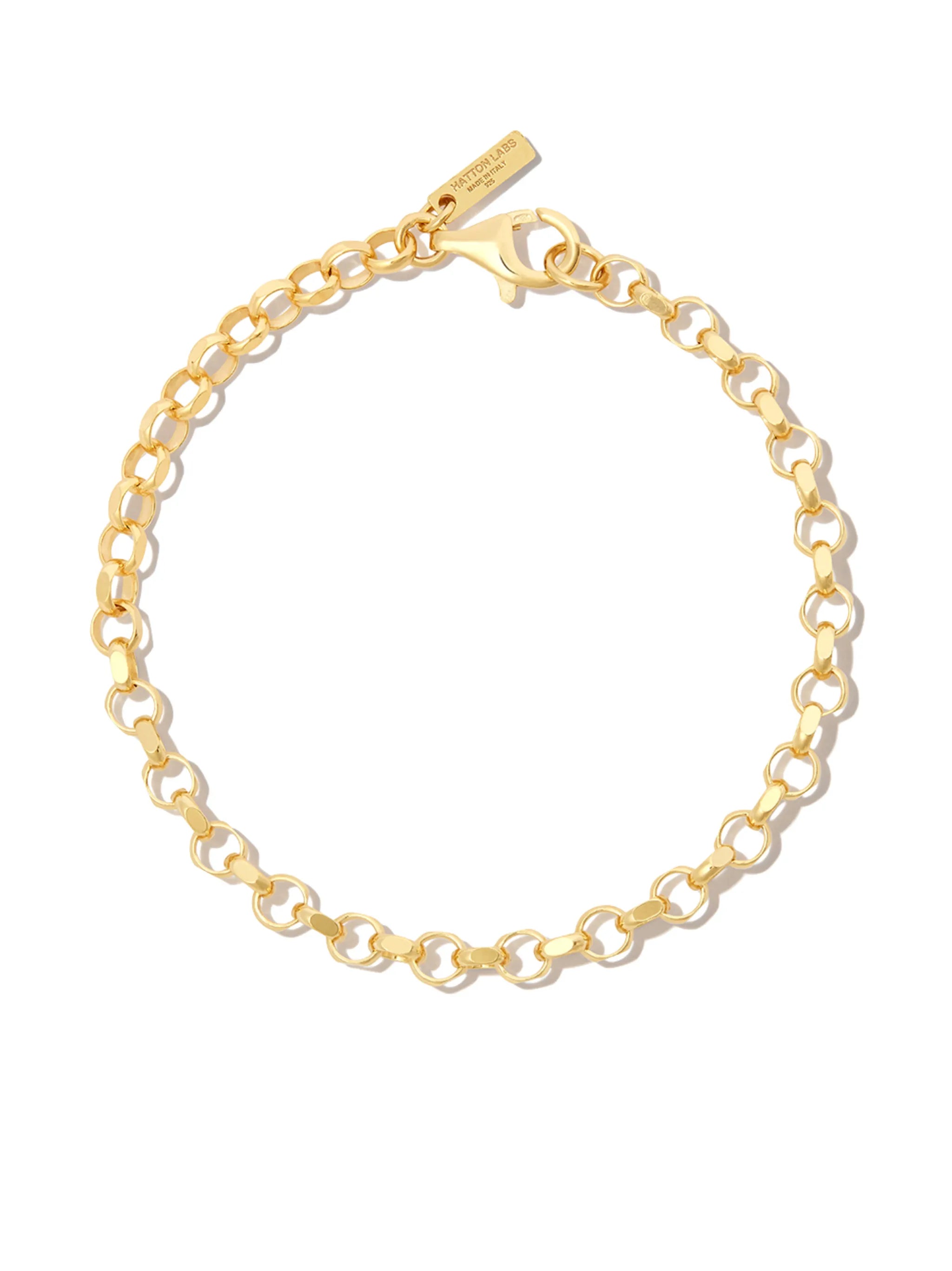 gold-plated silver bracelet