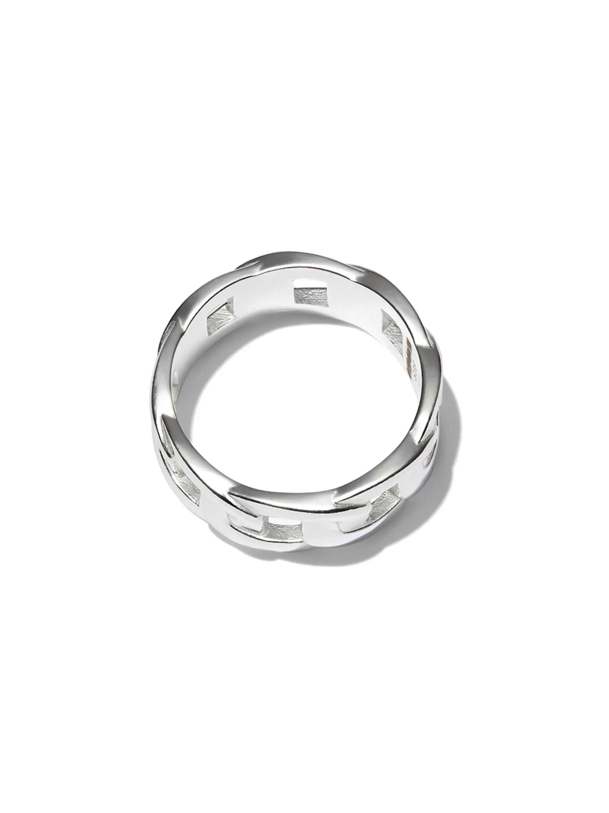 Cuban curb-chain ring