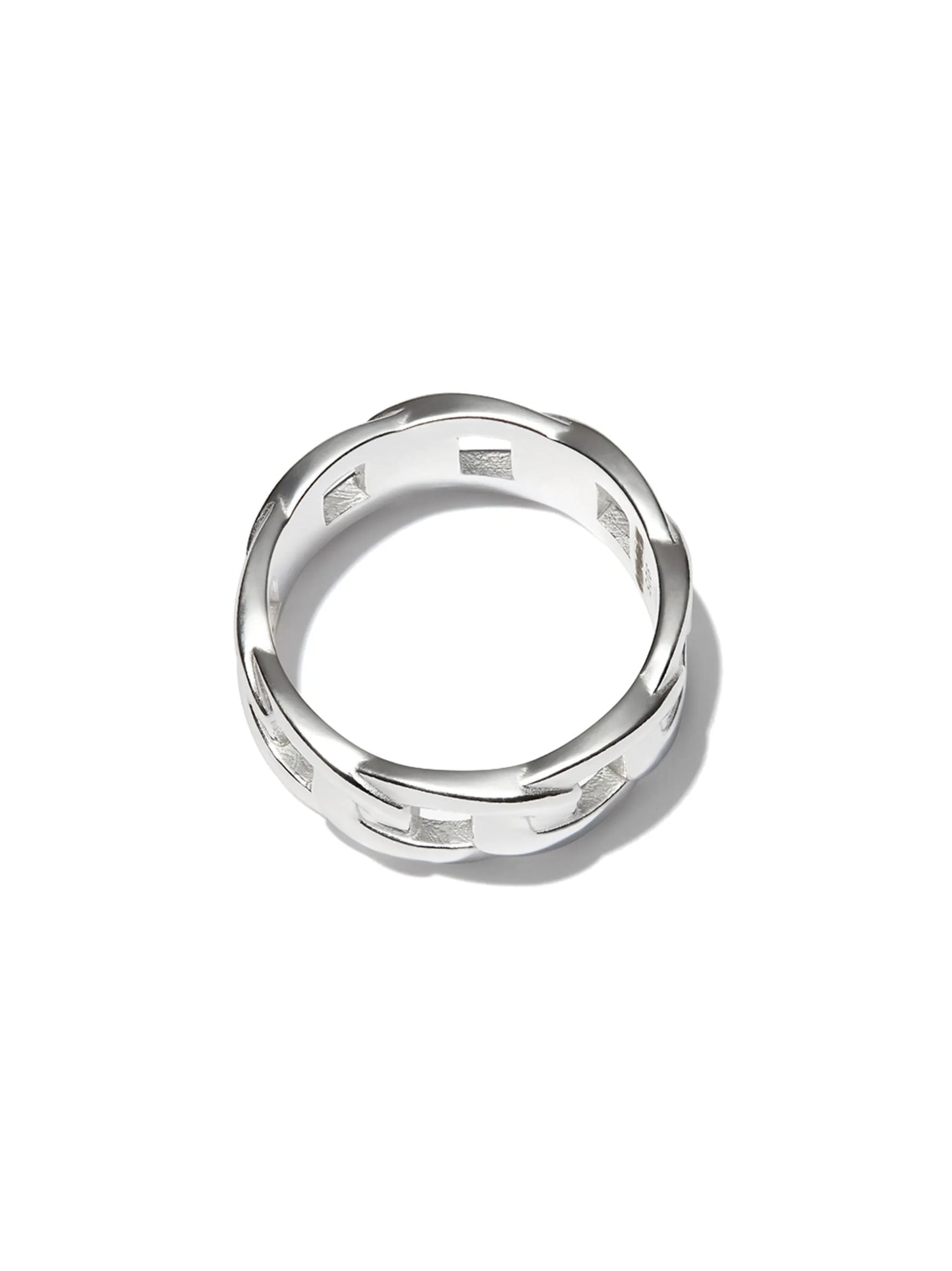 Cuban curb-chain ring