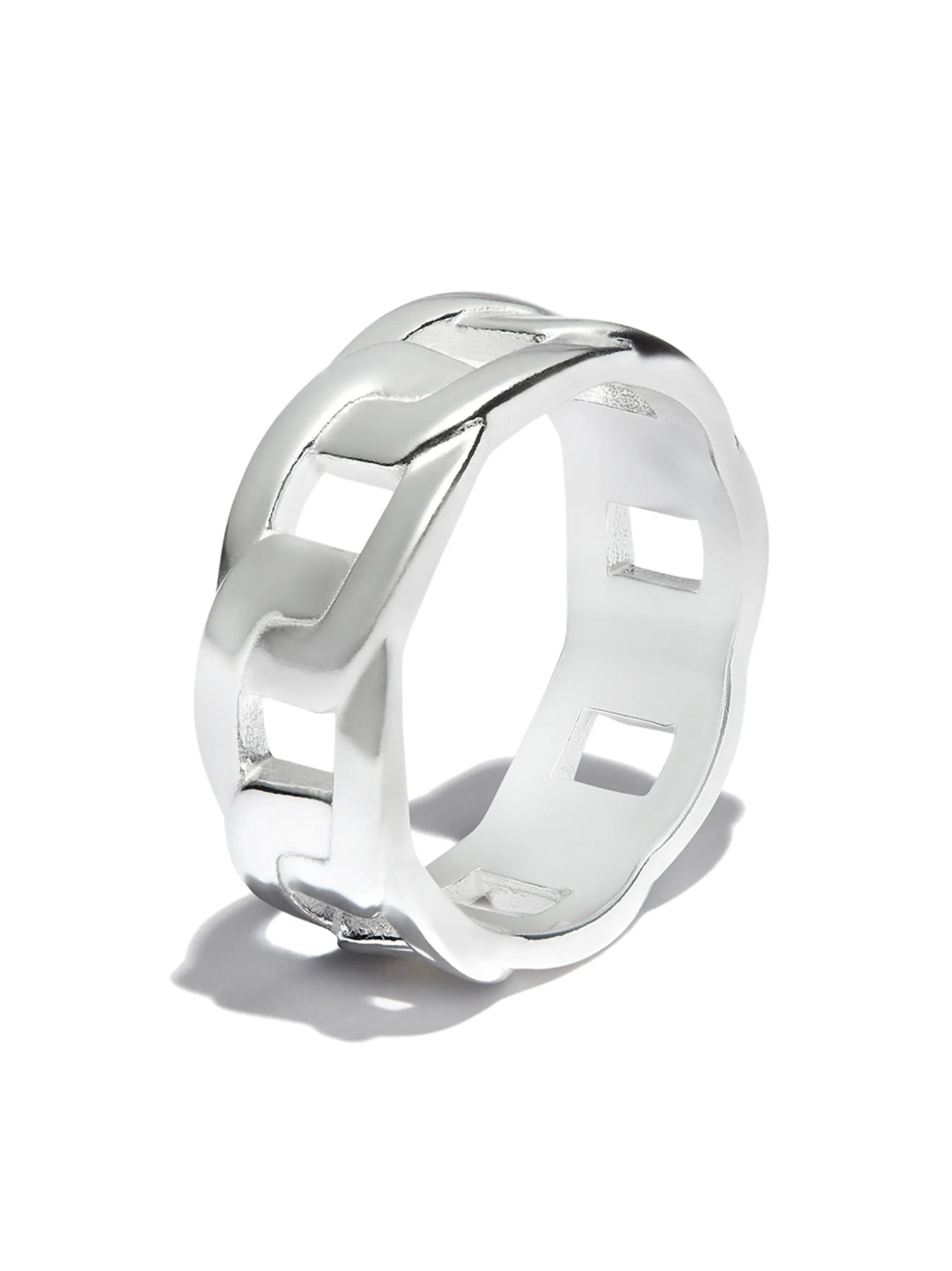 Cuban curb-chain ring