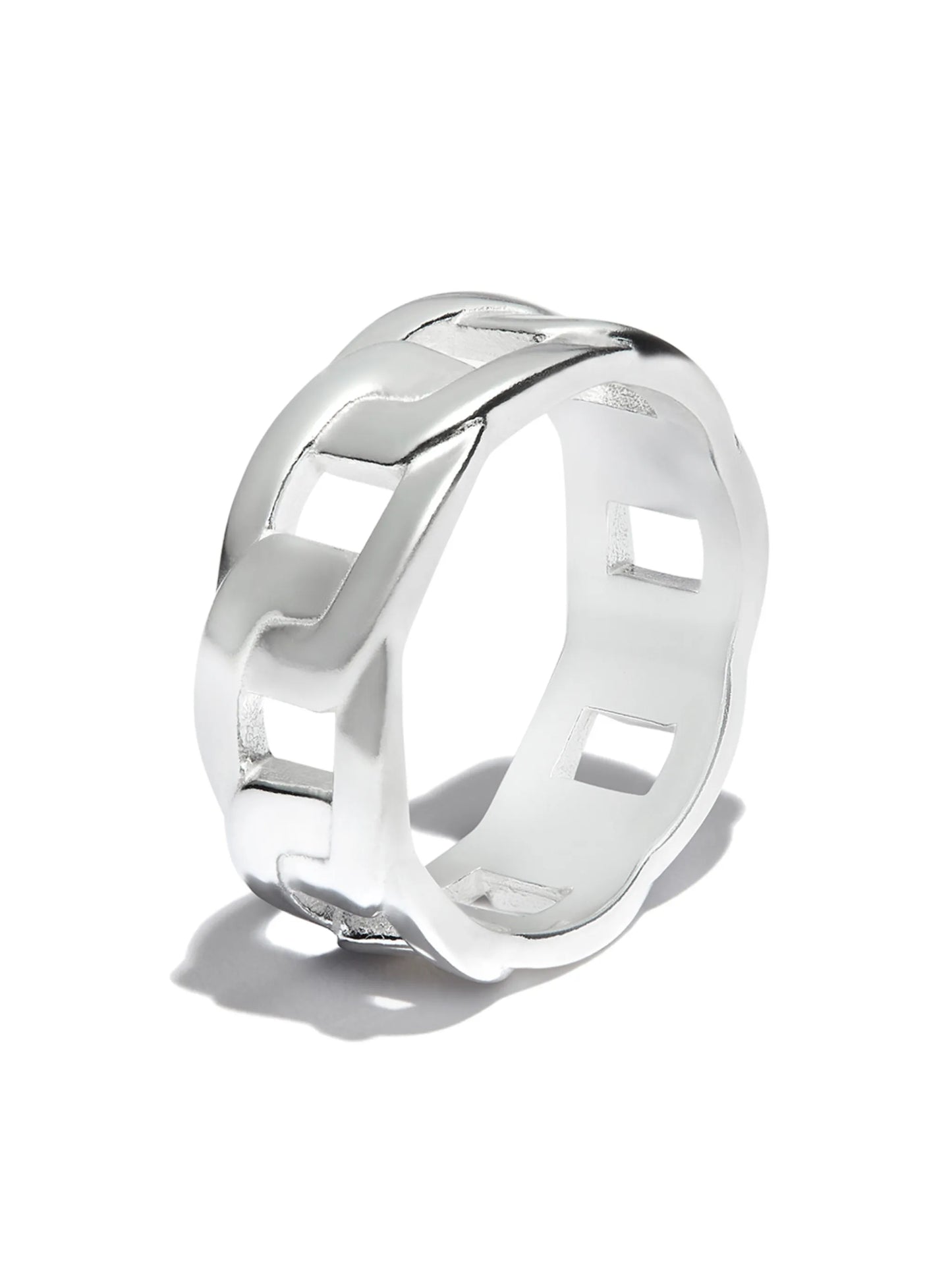 Cuban curb-chain ring