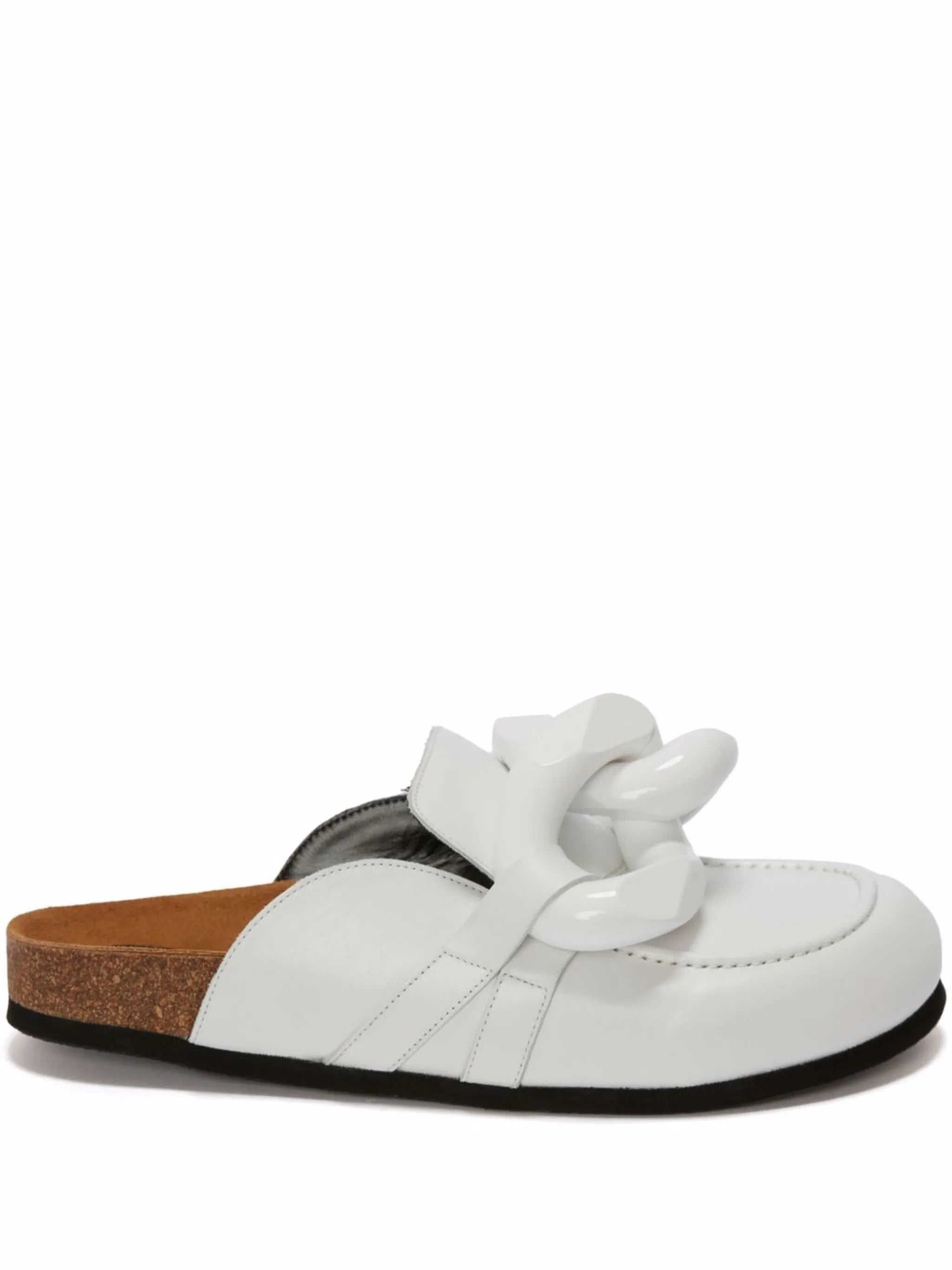 Chain loafer mules