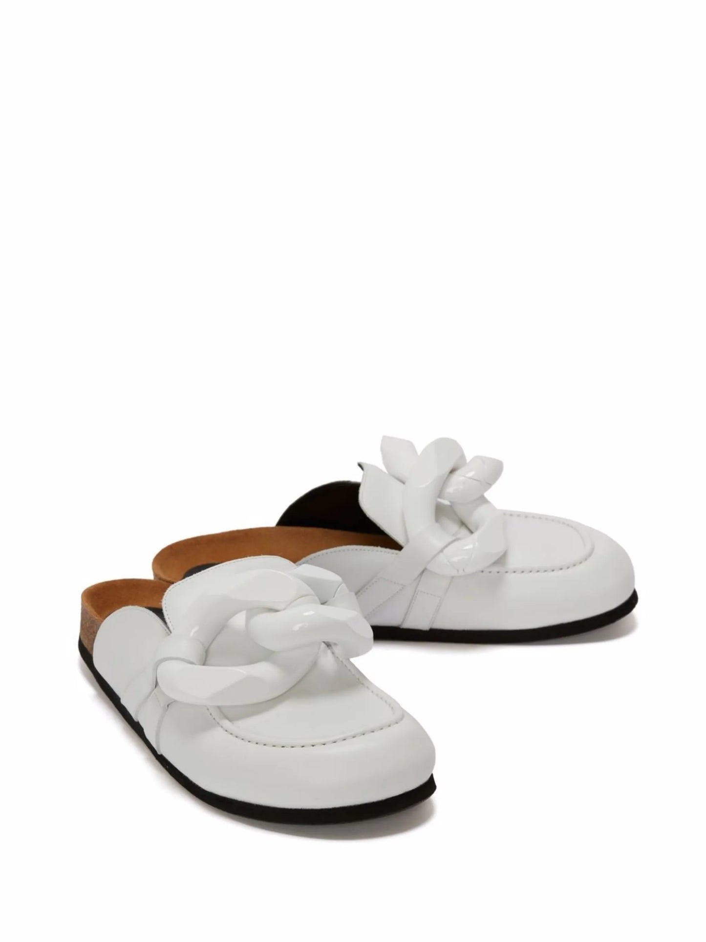 Chain loafer mules