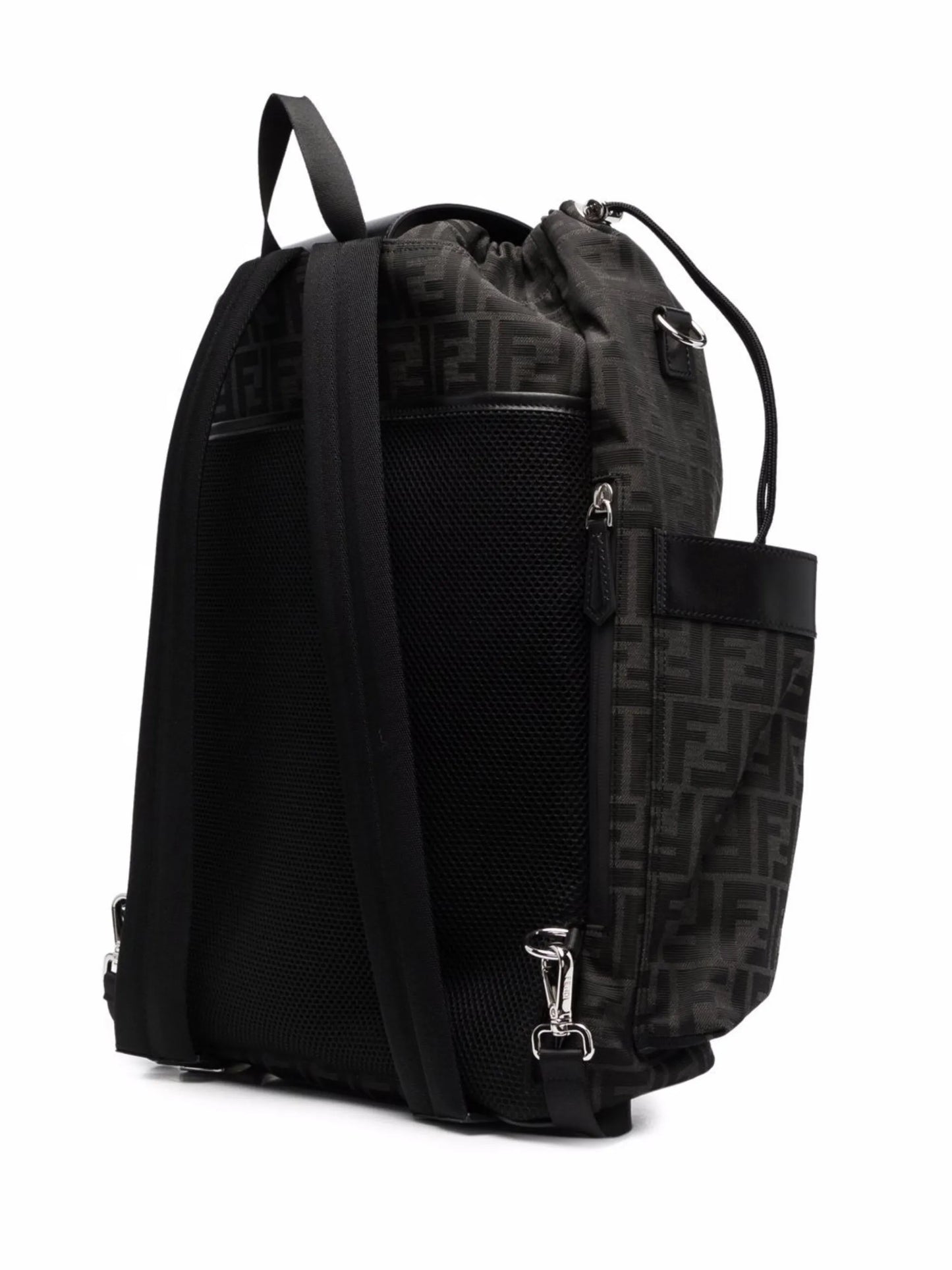 monogram pattern backpack