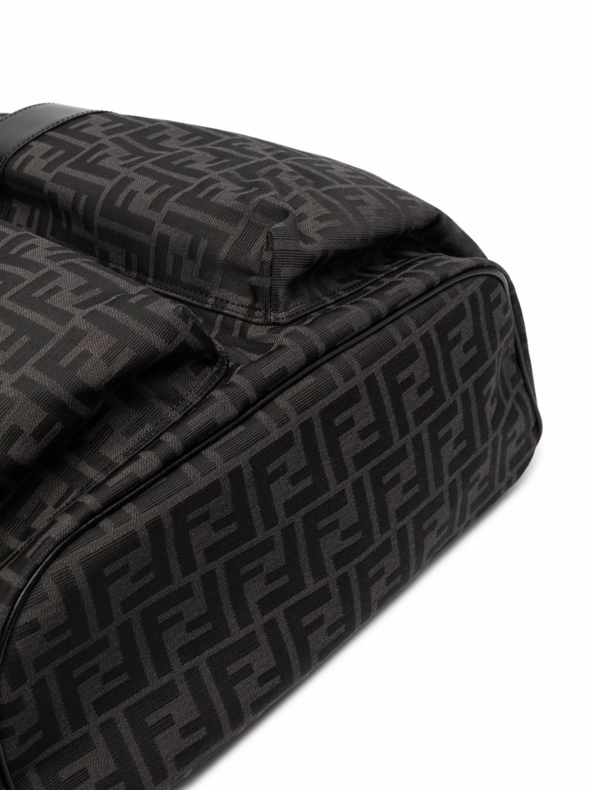 monogram pattern backpack