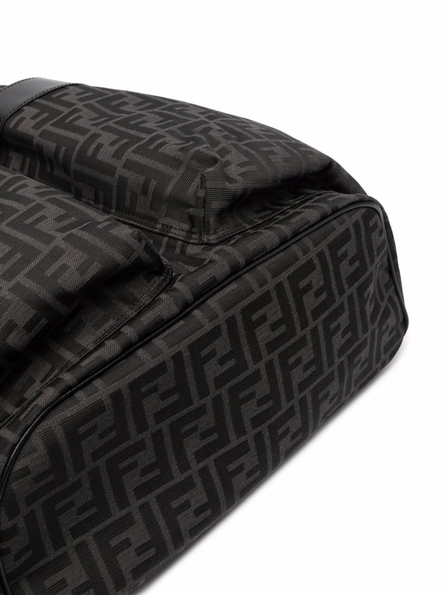 monogram pattern backpack