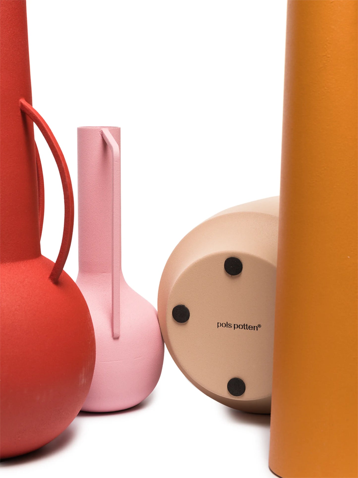 Roman powder-coated vases (set of 4)