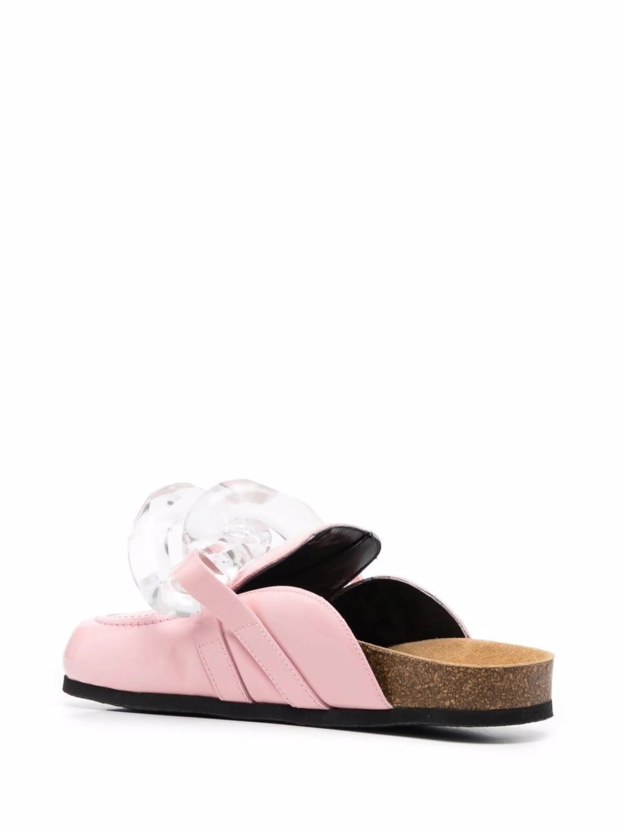 Chain loafer mules