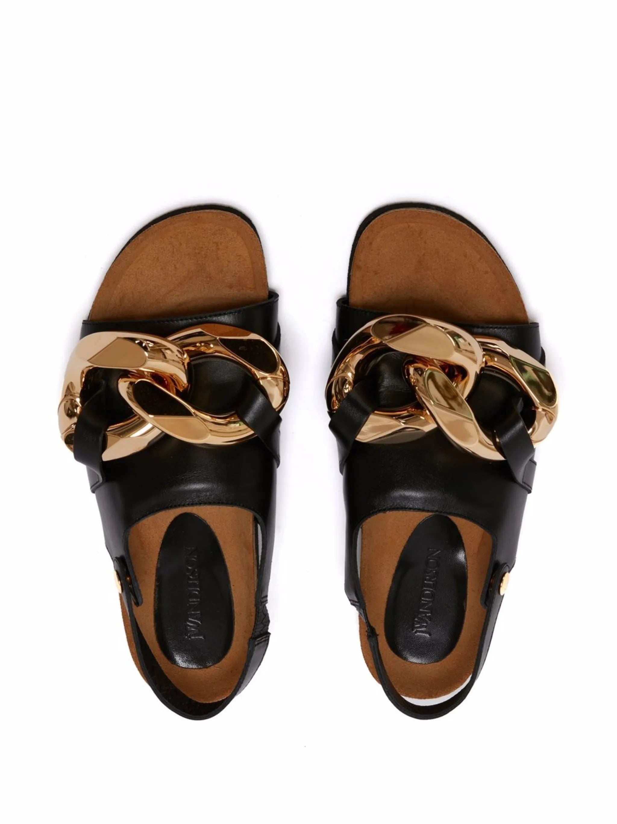 Chain flat sandals