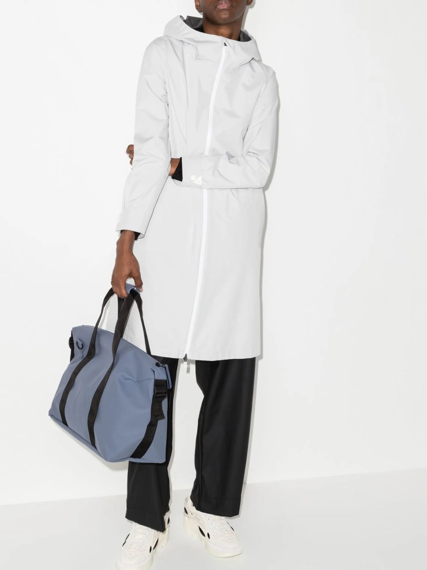 Laminar hooded parka coat