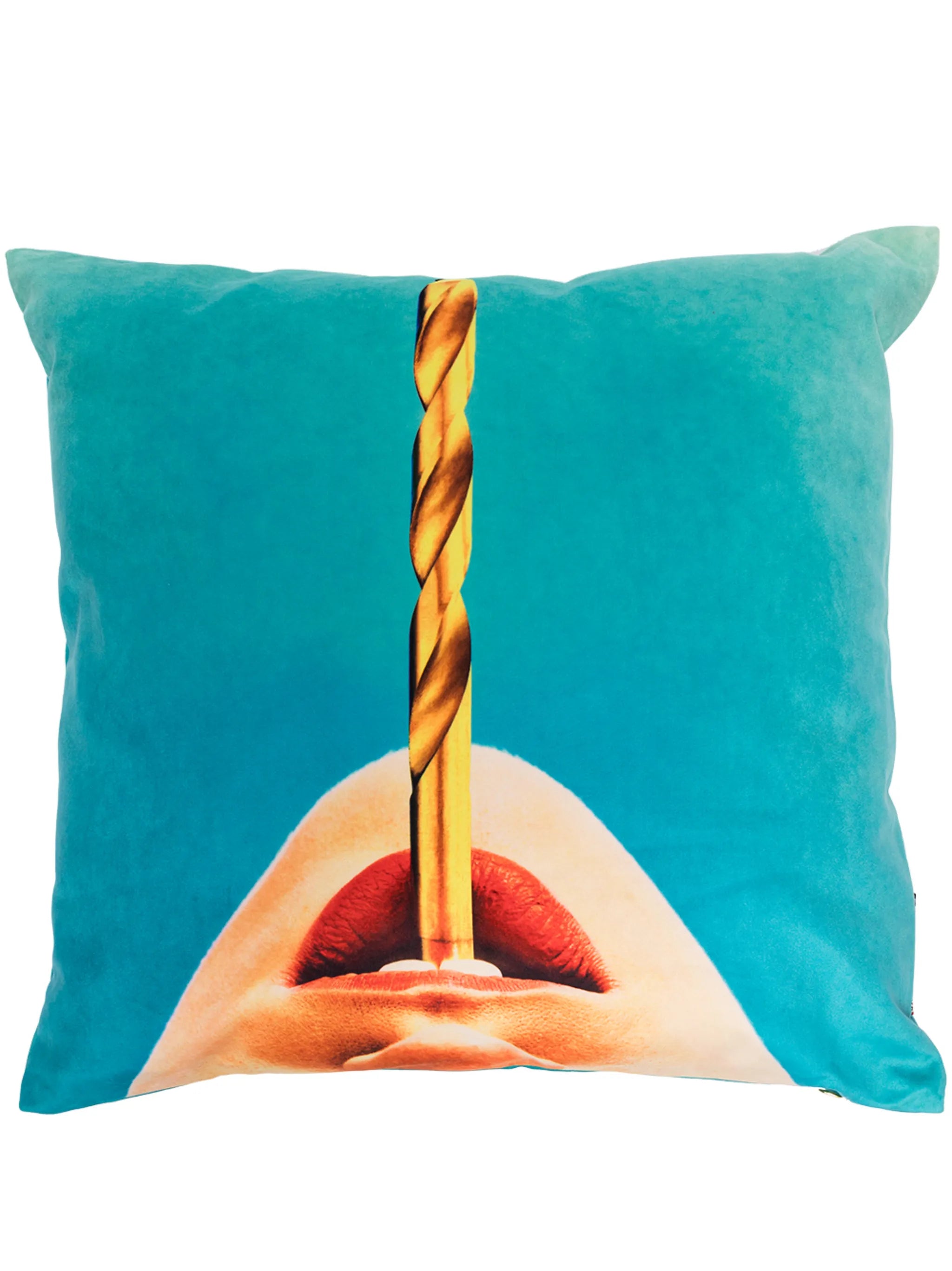 Drill-print cushion (50x50cm)
