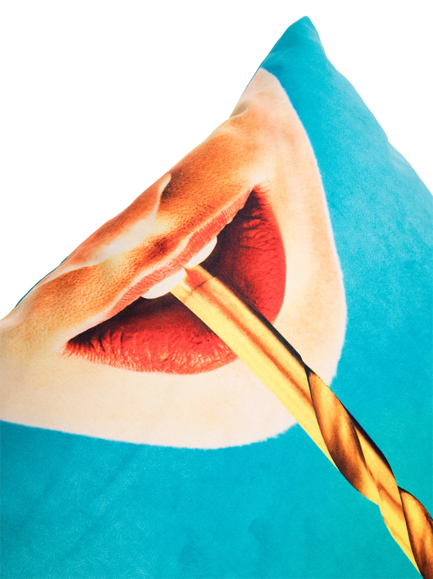 Drill-print cushion (50x50cm)